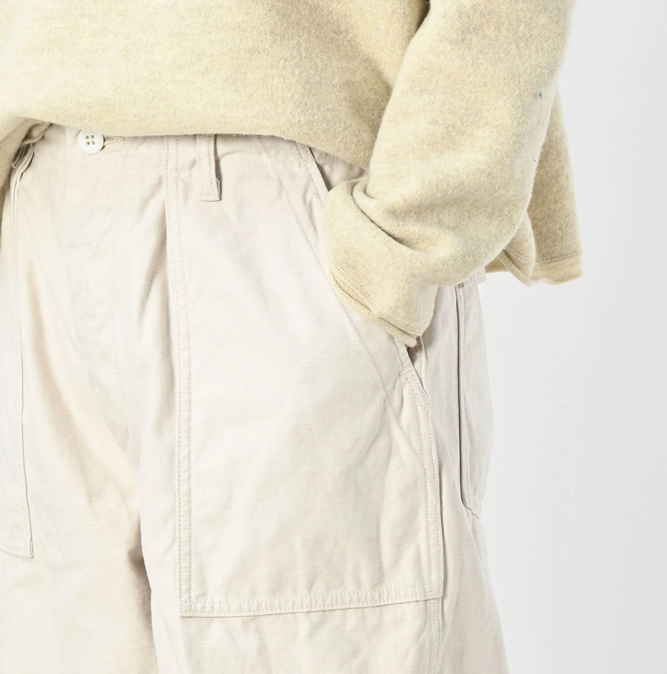 45R(フォーティファイブアール) |バックサテンの908ワイドベイカーパンツ