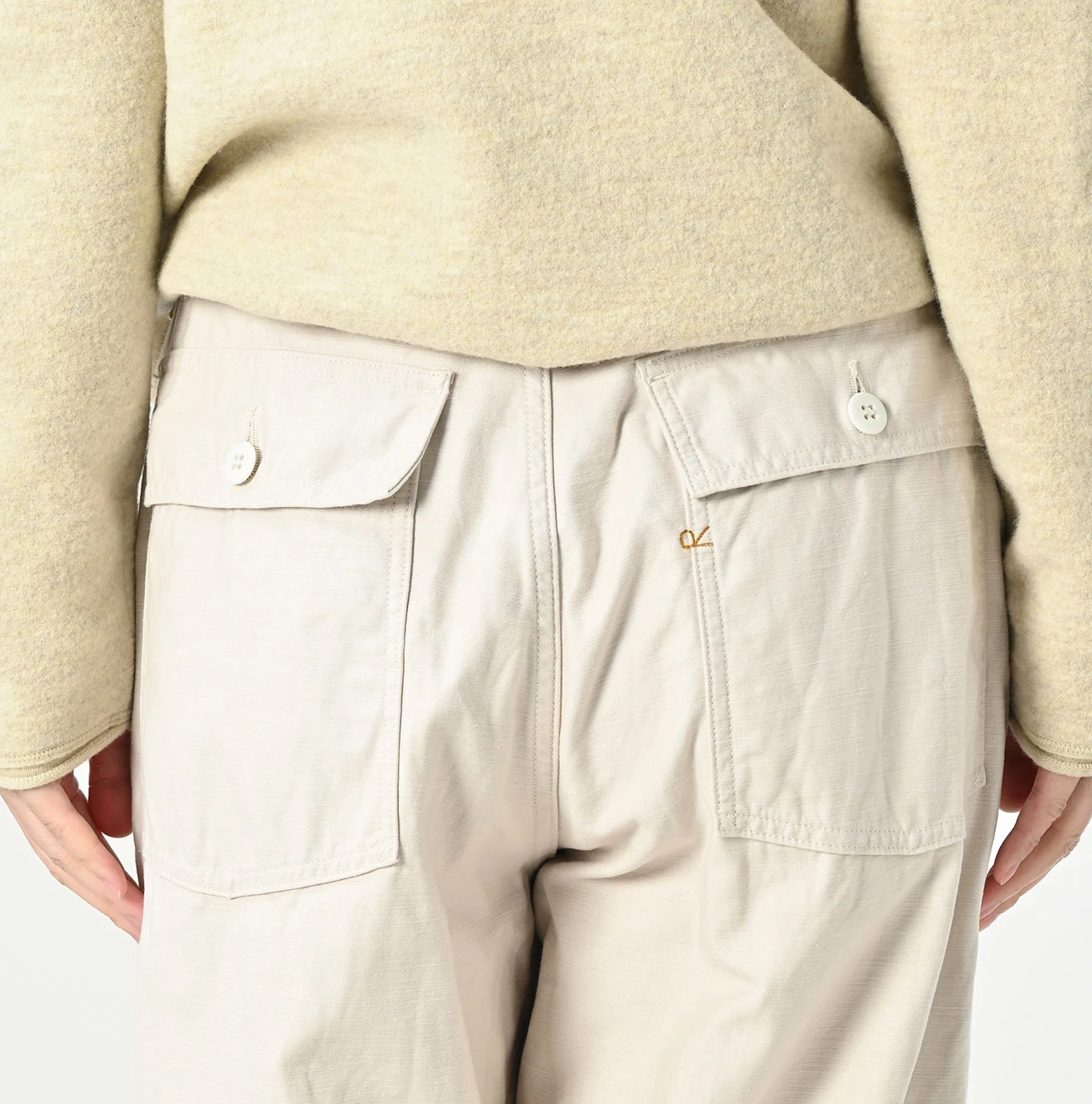 45R(フォーティファイブアール) |バックサテンの908ワイドベイカーパンツ