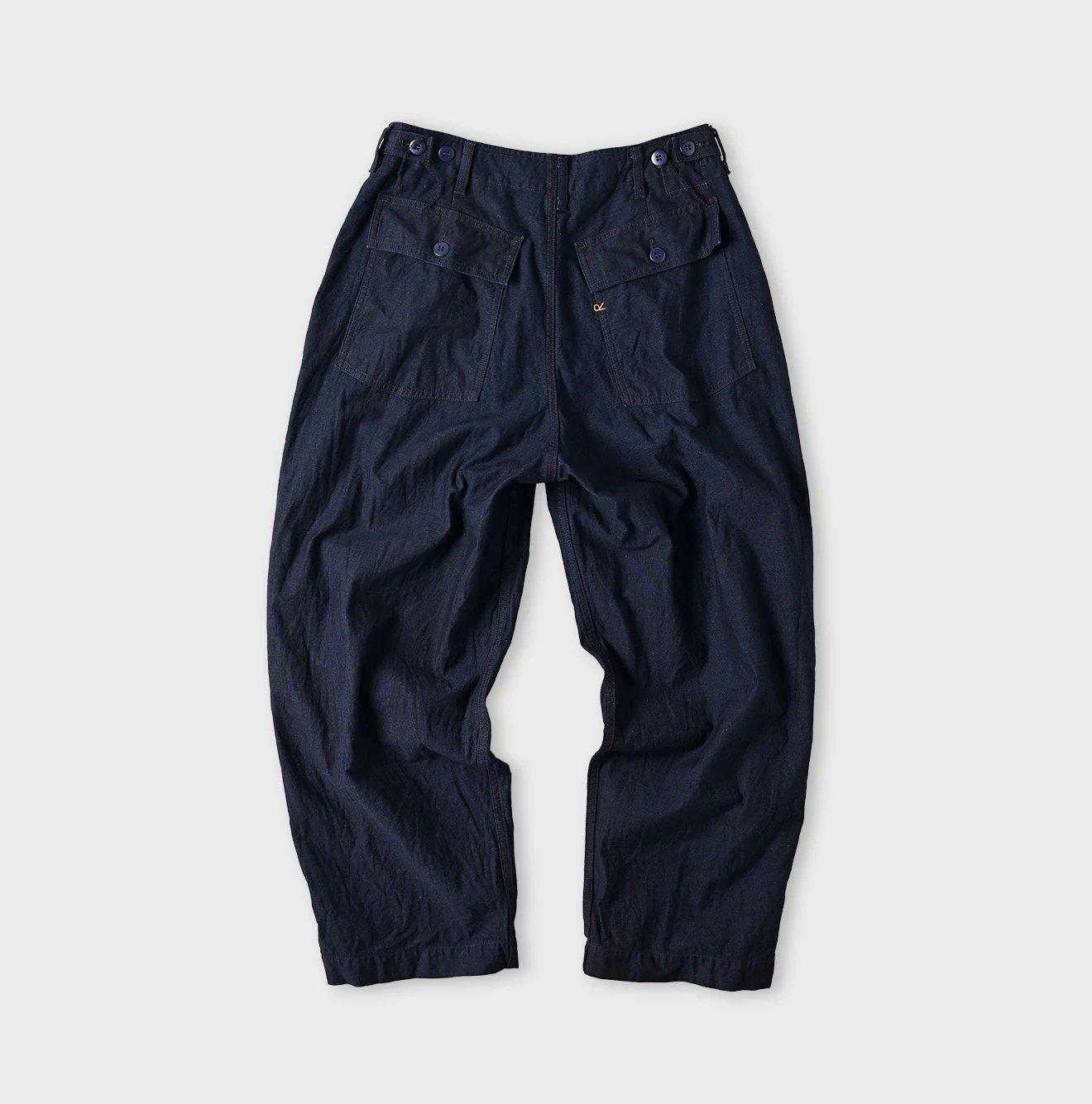 45R(フォーティファイブアール) |バックサテンの908ワイドベイカーパンツ（インディゴ）