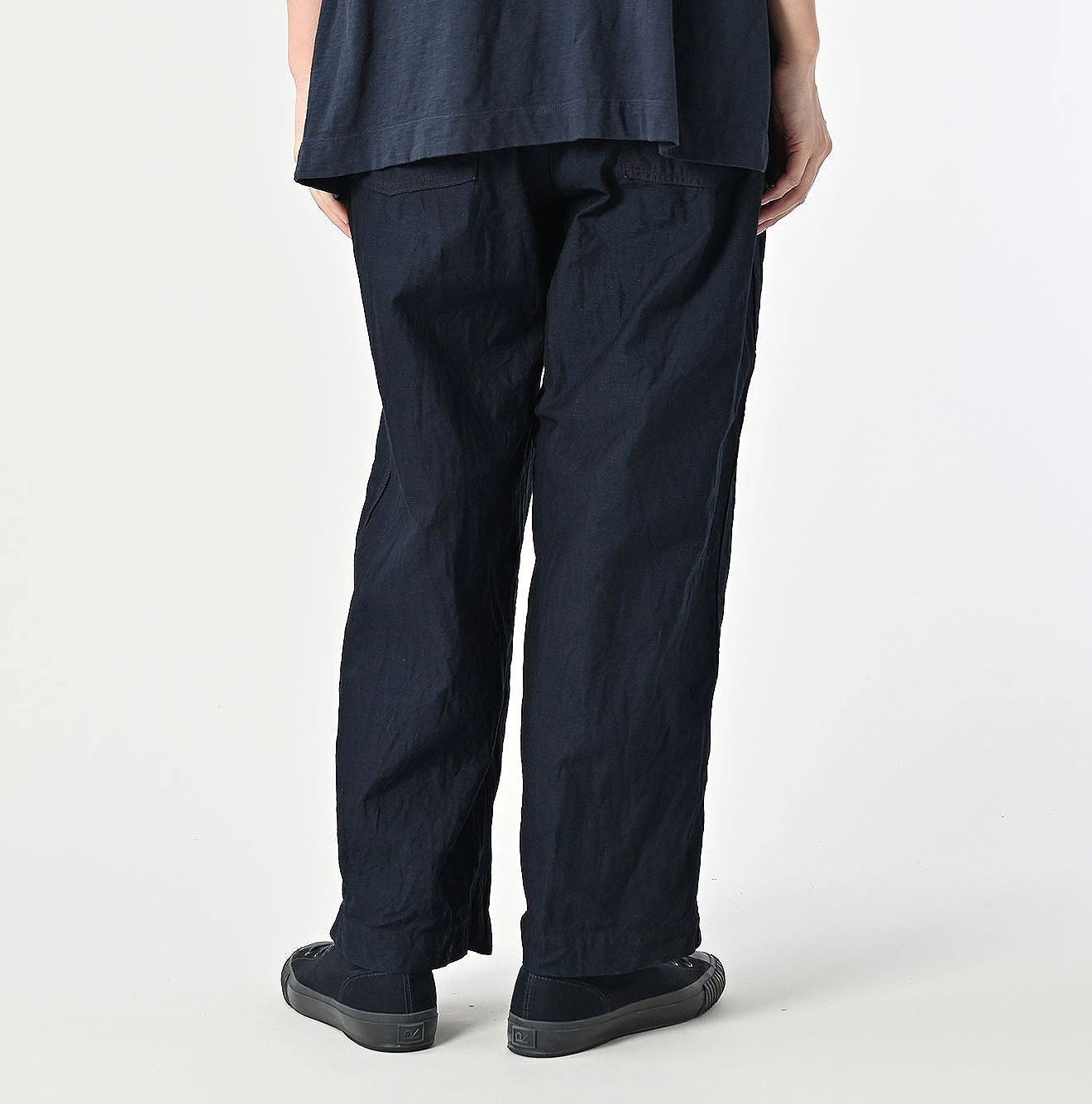 45R(フォーティファイブアール) |バックサテンの908ワイドベイカーパンツ（インディゴ）