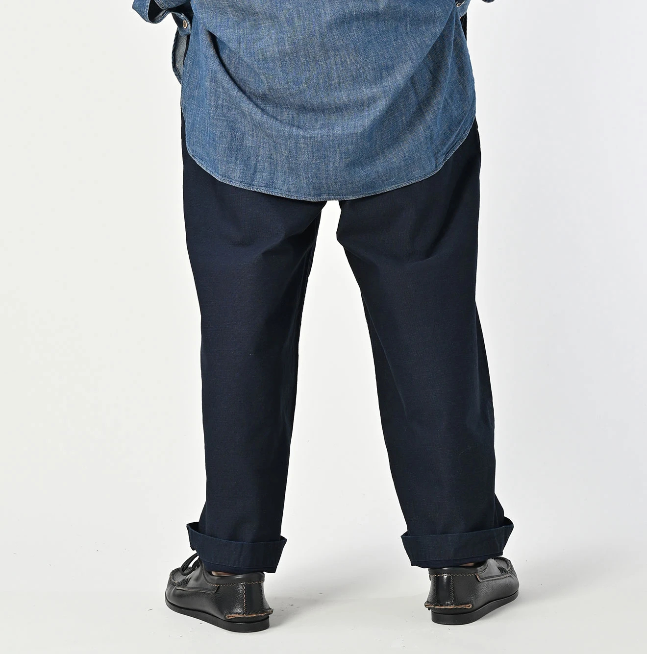 45R(フォーティファイブアール) |バックサテンの908ワイドベイカーパンツ（インディゴ）