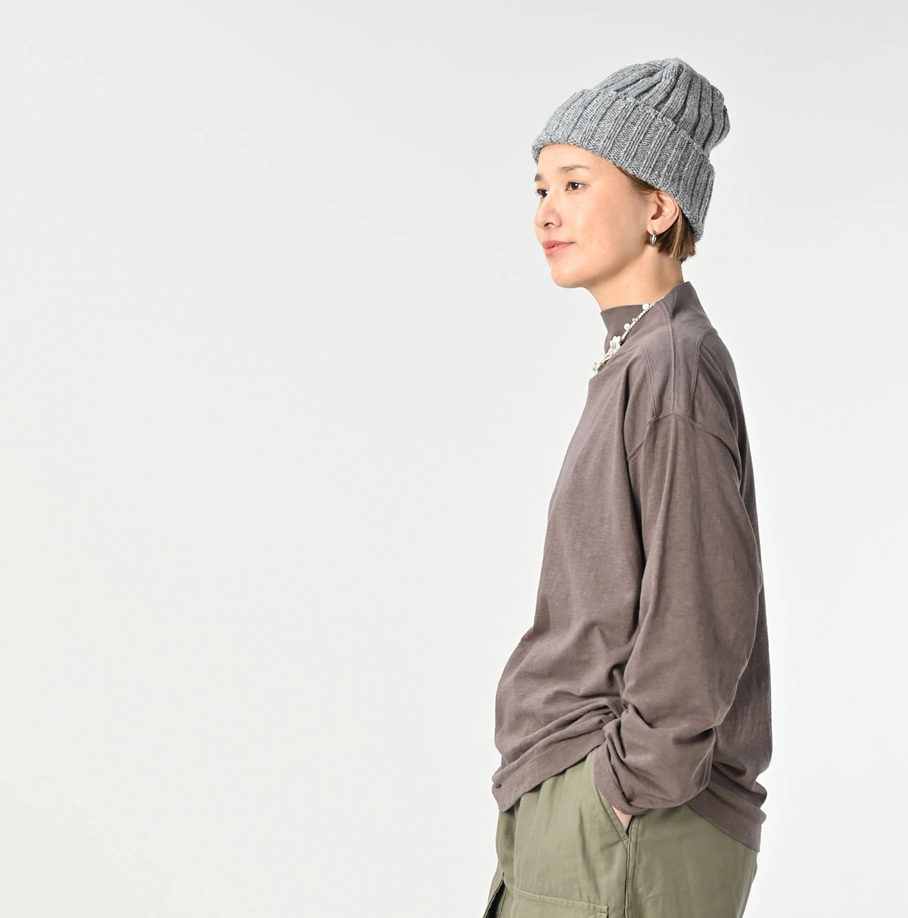 45R（フォーティファイブアール）| 天竺の908馬モック Long Sleeve