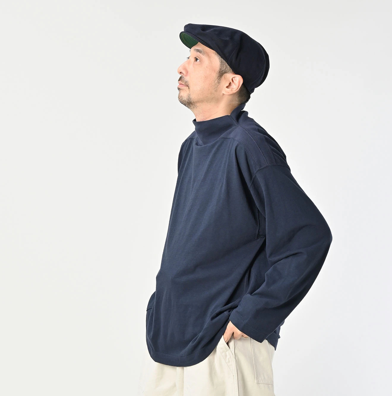 45R（フォーティファイブアール）| 天竺の908馬モック Long Sleeve
