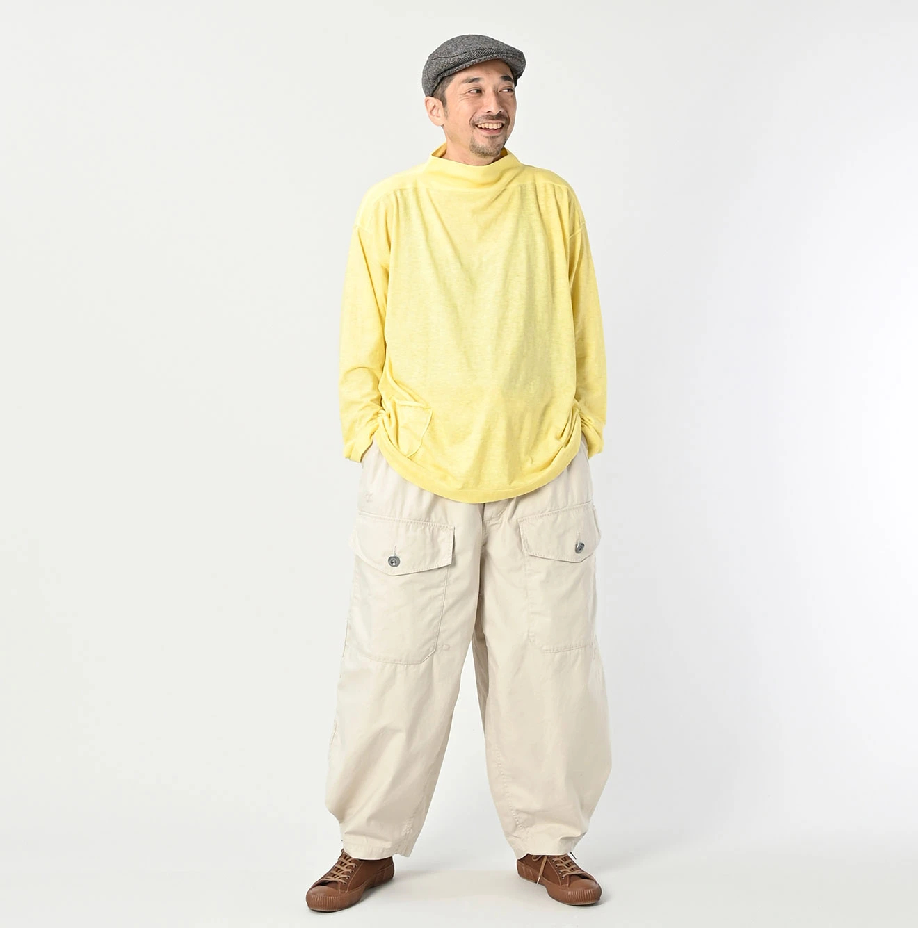 45R（フォーティファイブアール）| 天竺の908馬モック（45草染） Long