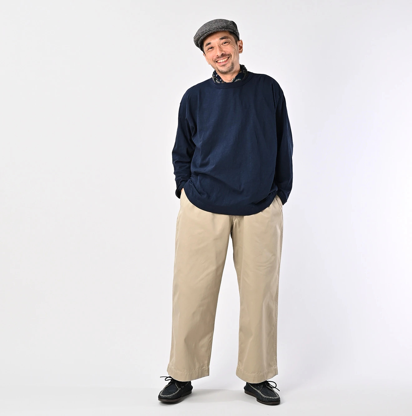 45R(フォーティファイブアール) |天竺の908オーシャン長袖Tシャツ