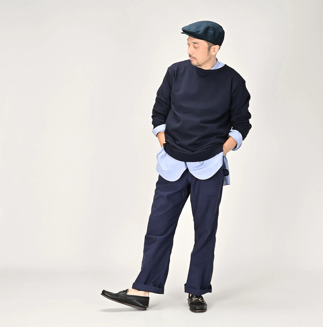 45R(フォーティファイブアール) |USモーニットソーの908バスクTシャツ