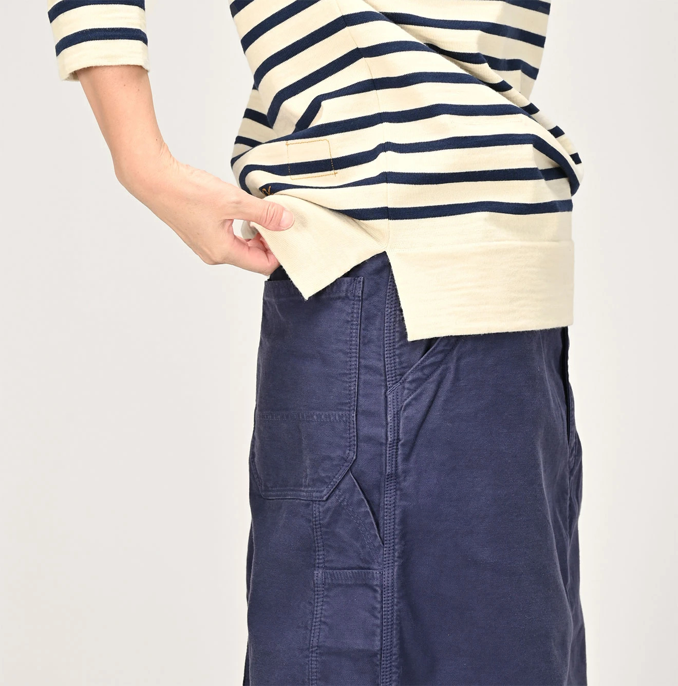 45R(フォーティファイブアール) |USモーニットソーの908バスクTシャツ