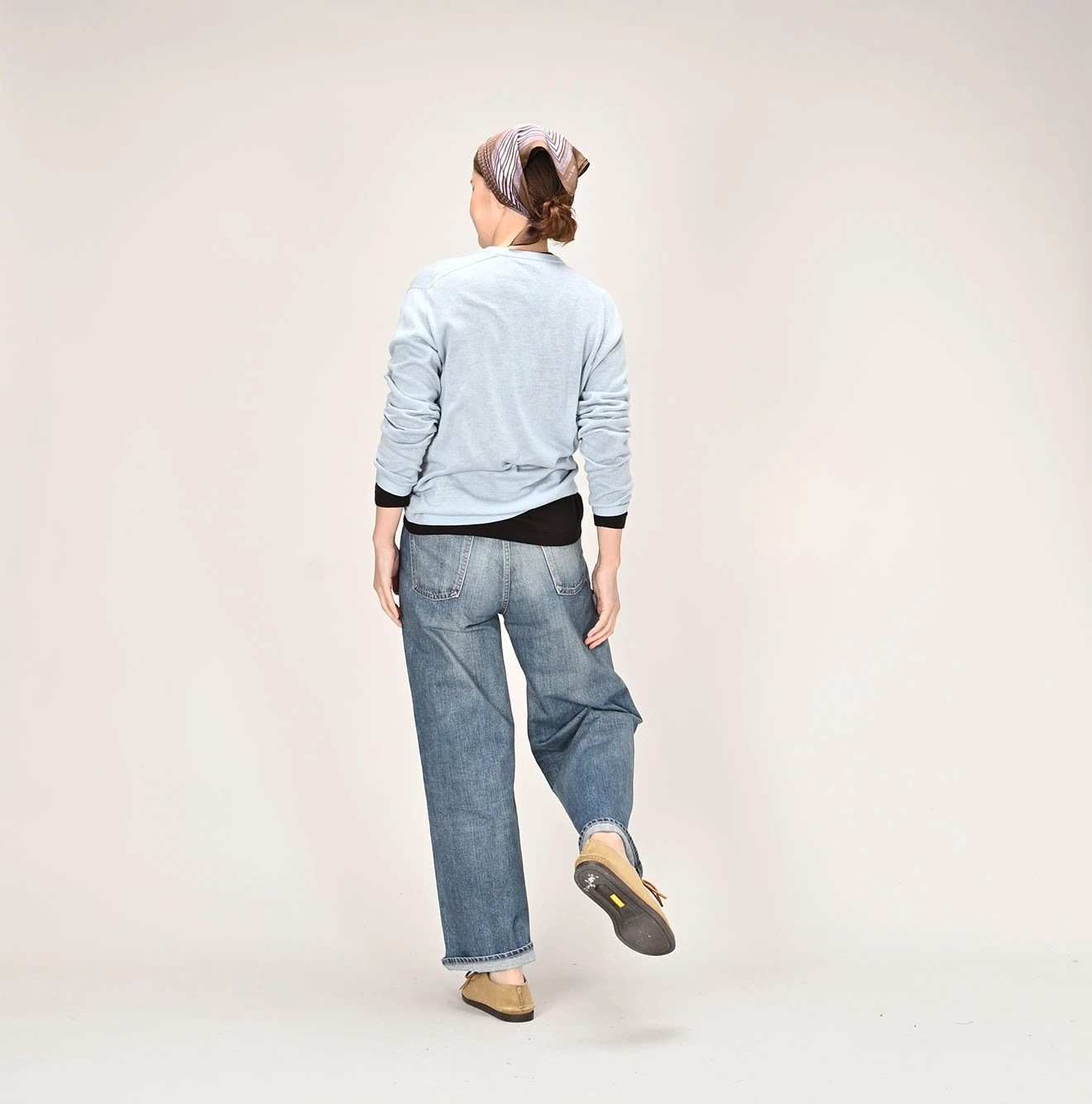 45R(フォーティファイブアール)| ホール超ガーゼの908クルー Sweater 45R(フォーティファイブアール)| ホール超ガーゼの908クルー Sweater