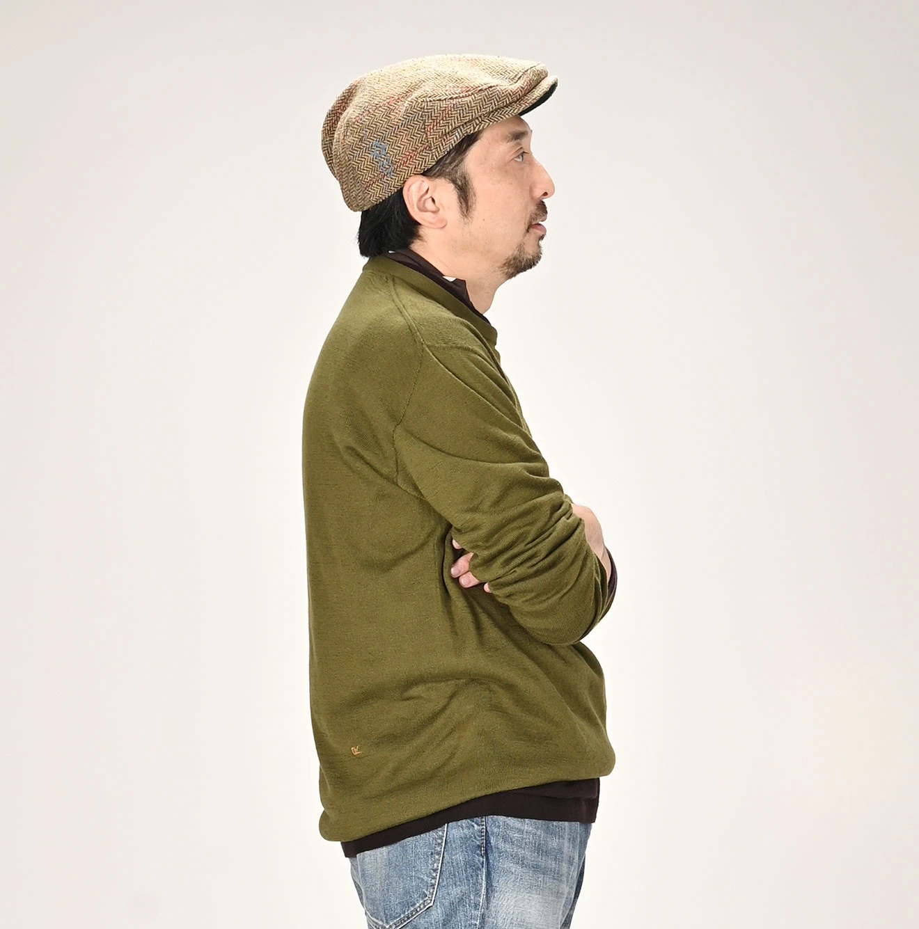 45R（フォーティファイブアール）| ホール超ガーゼの908クルー Sweater