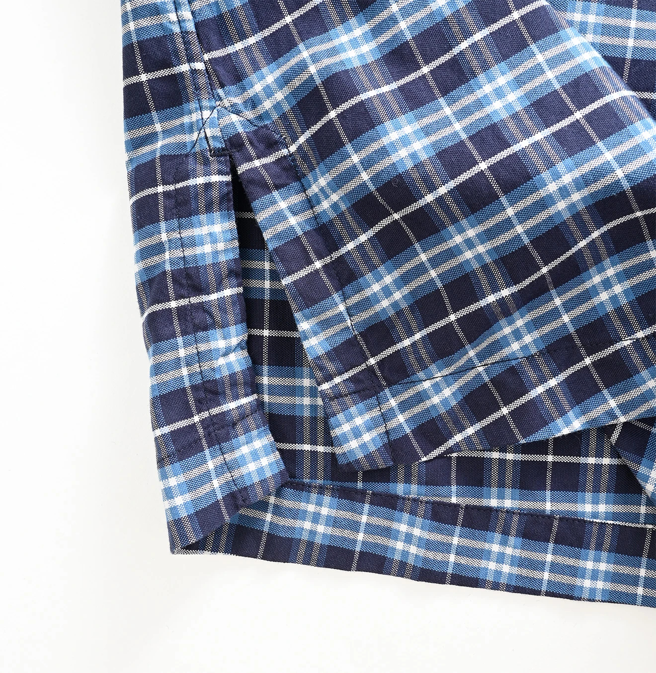 45R(フォーティファイブアール) |薄オックスのカットワークプルシャツ