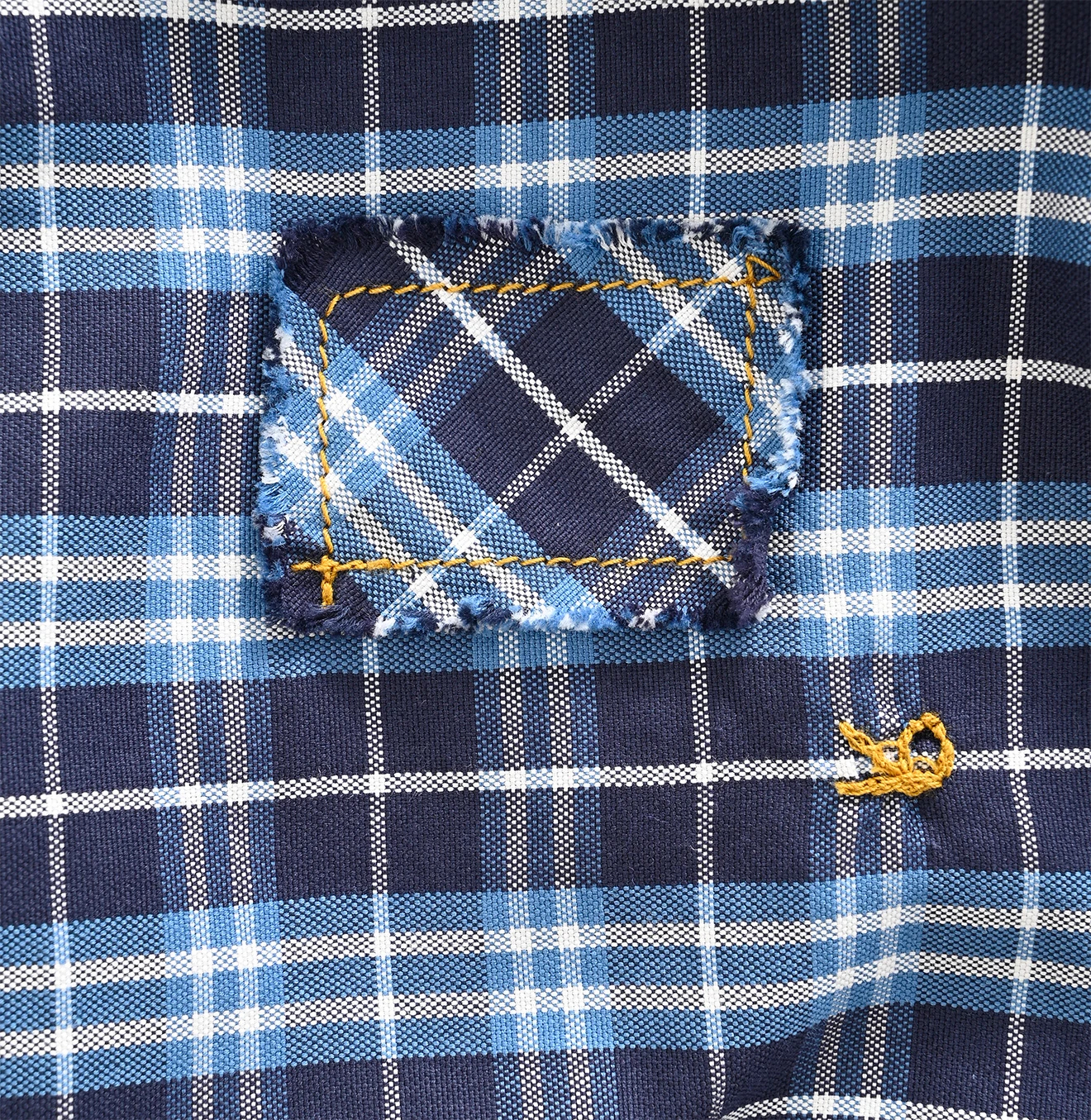 45R(フォーティファイブアール) |薄オックスのカットワークプルシャツ