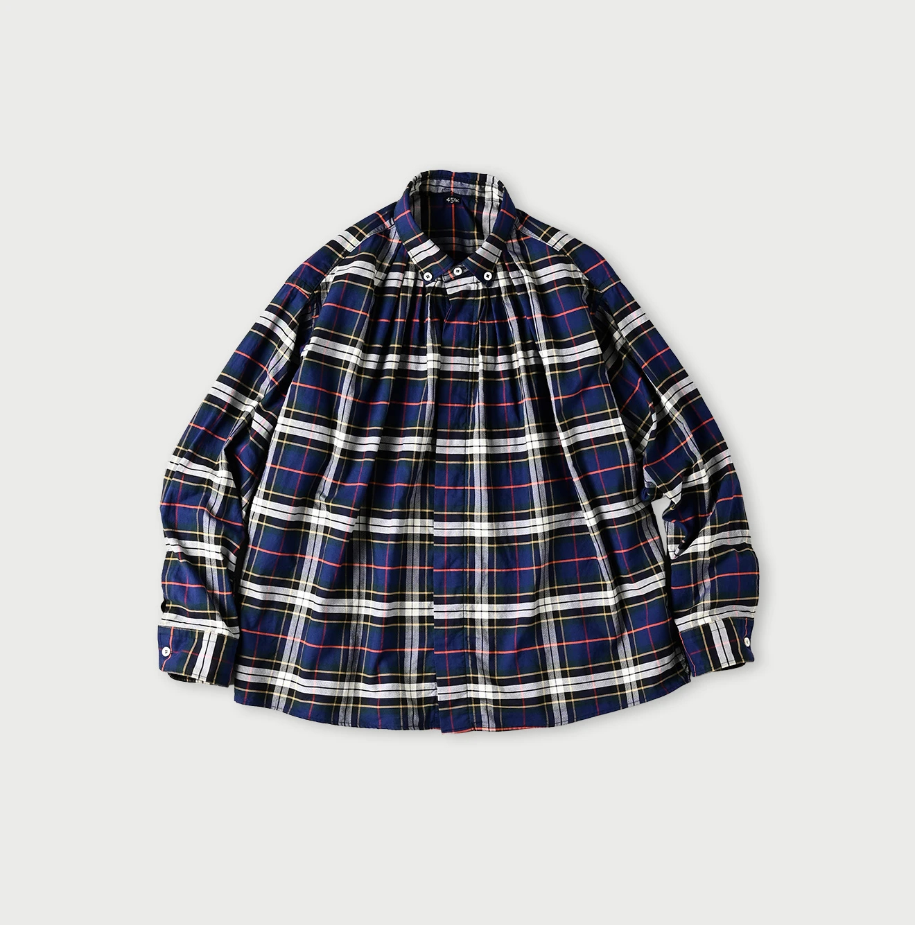 45R(フォーティファイブアール) |504オックスのタックボタンダウンオーシャンブラウス