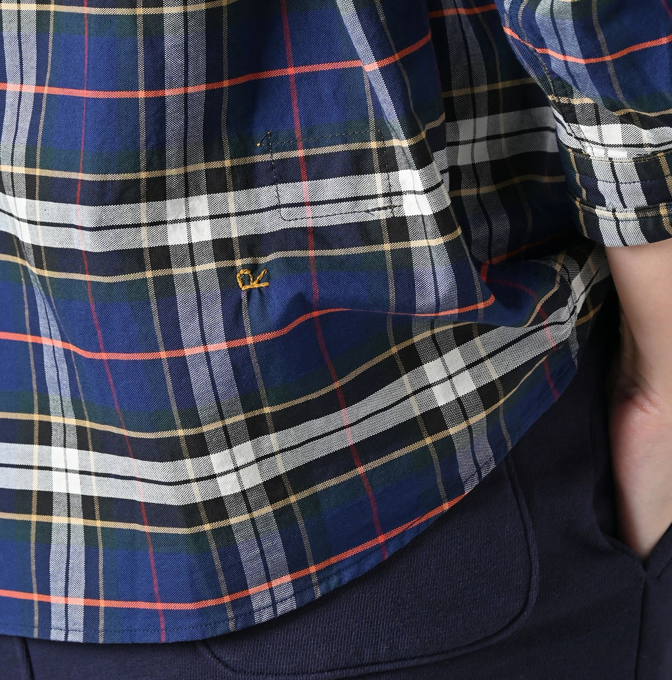 45R(フォーティファイブアール) |504オックスのタックボタンダウンオーシャンブラウス