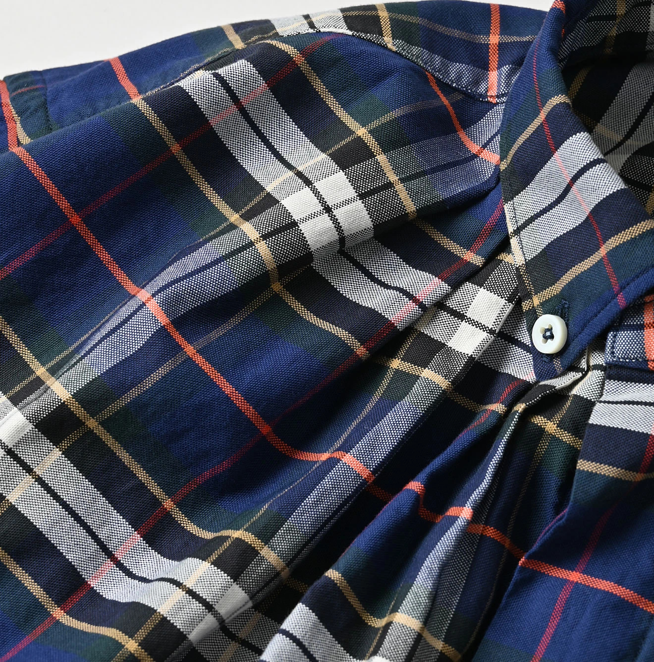 45R(フォーティファイブアール) |504オックスのタックボタンダウンオーシャンブラウス