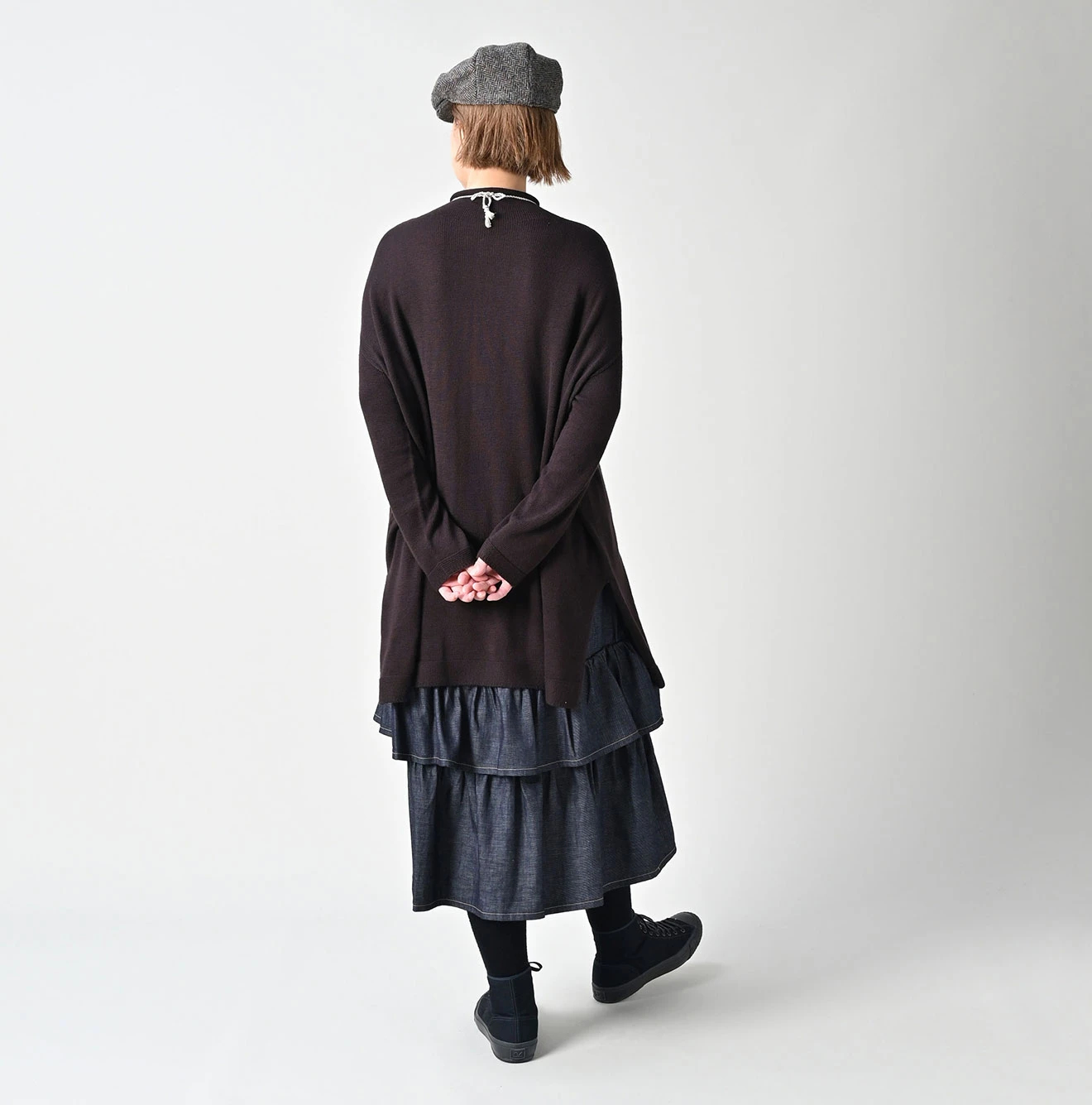 45R(フォーティファイブアール) |ローゲージ超ガーゼのチュニック