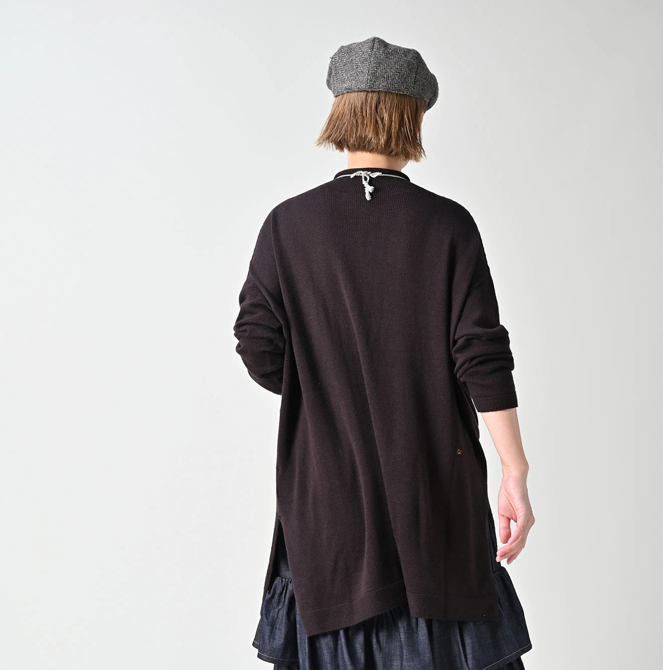 45R(フォーティファイブアール) |ローゲージ超ガーゼのチュニック