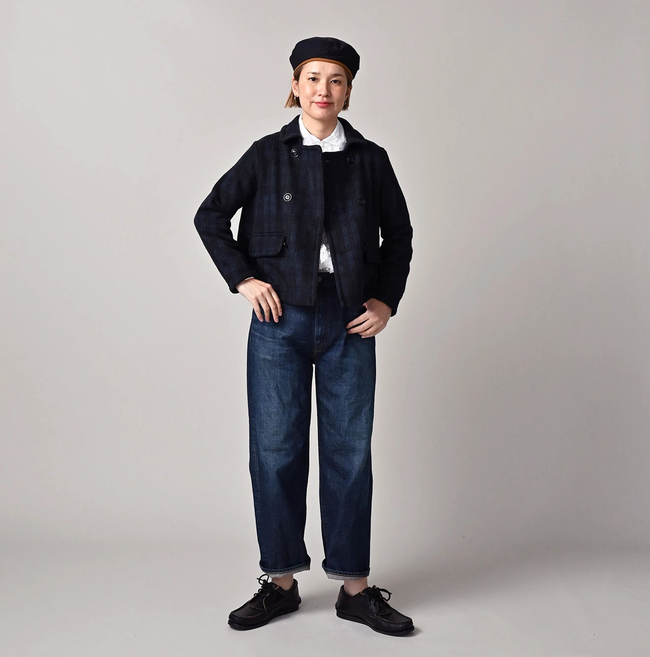 45R(フォーティファイブアール) |ライ麦デニムのシャルロット5（焦）