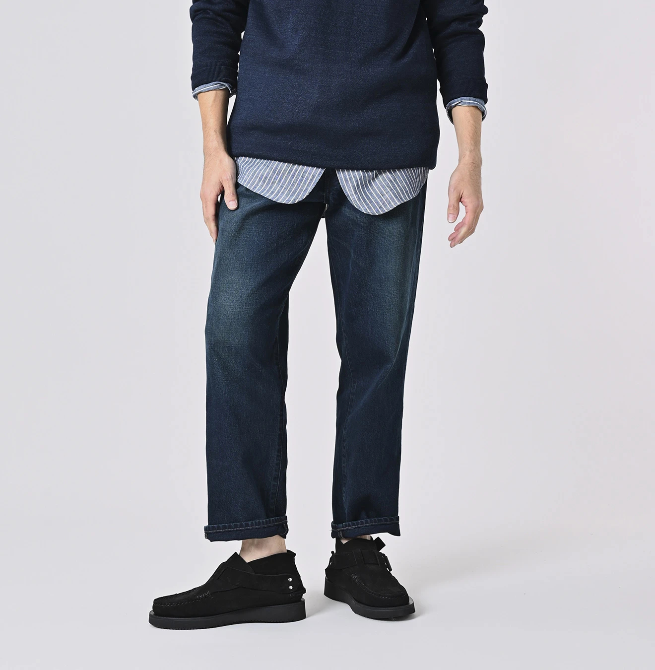 45R(フォーティファイブアール) |おこめデニムの納戸納戸クロスビー5（焦）