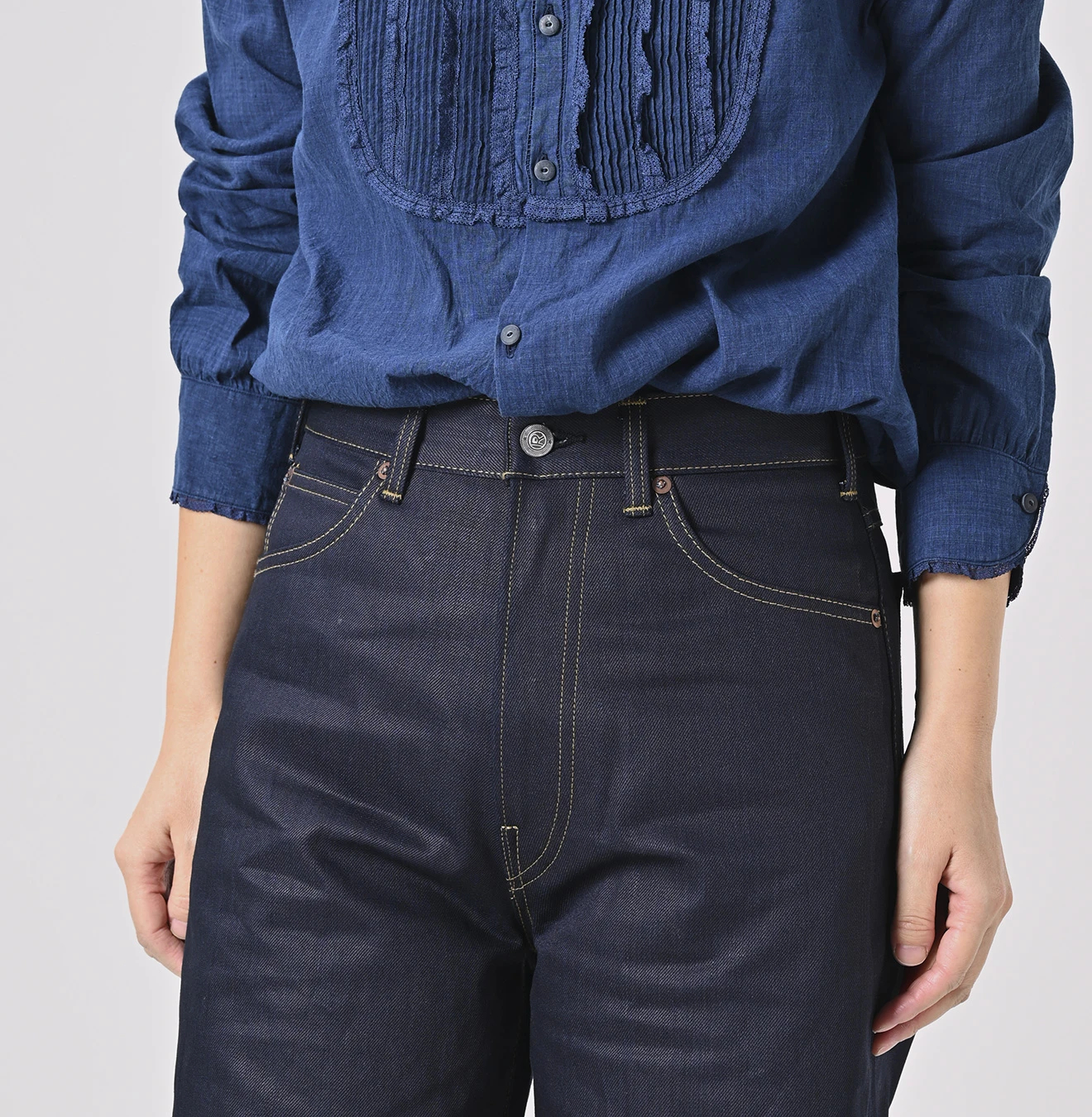 45R(フォーティファイブアール) |ライ麦デニムの納戸納戸シャルロット5（一張羅）