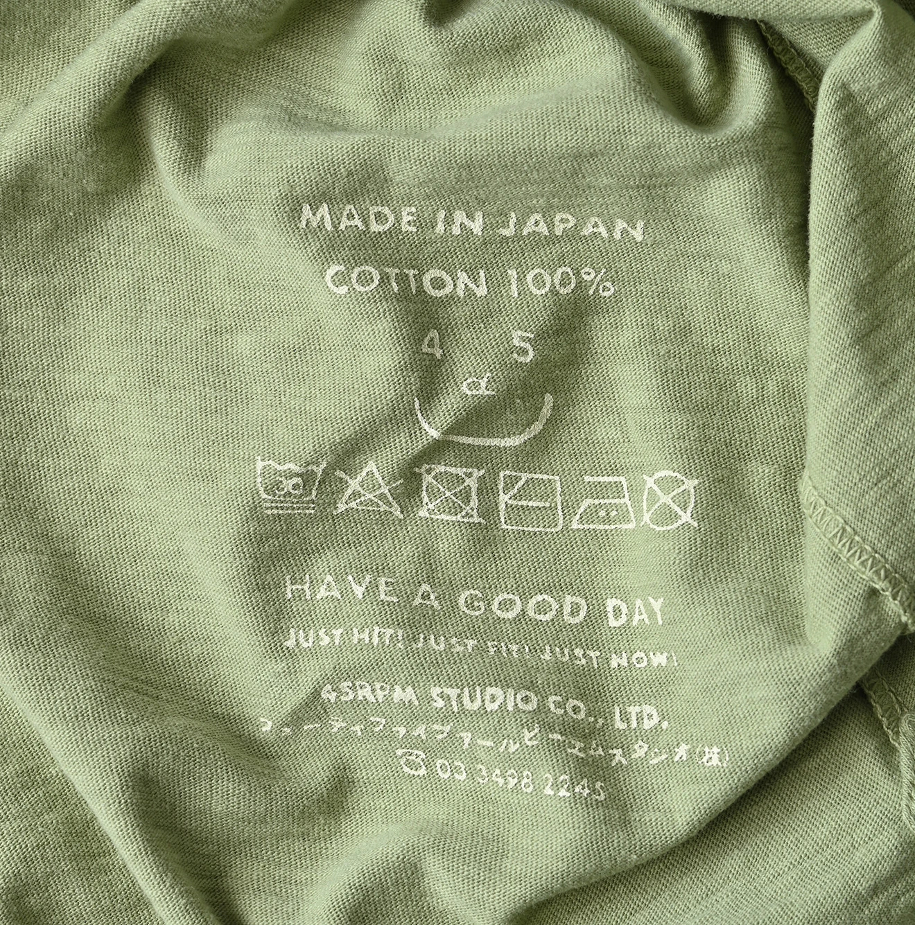 45R（フォーティファイブアール）| 天竺のビッグスリットTシャツ Short
