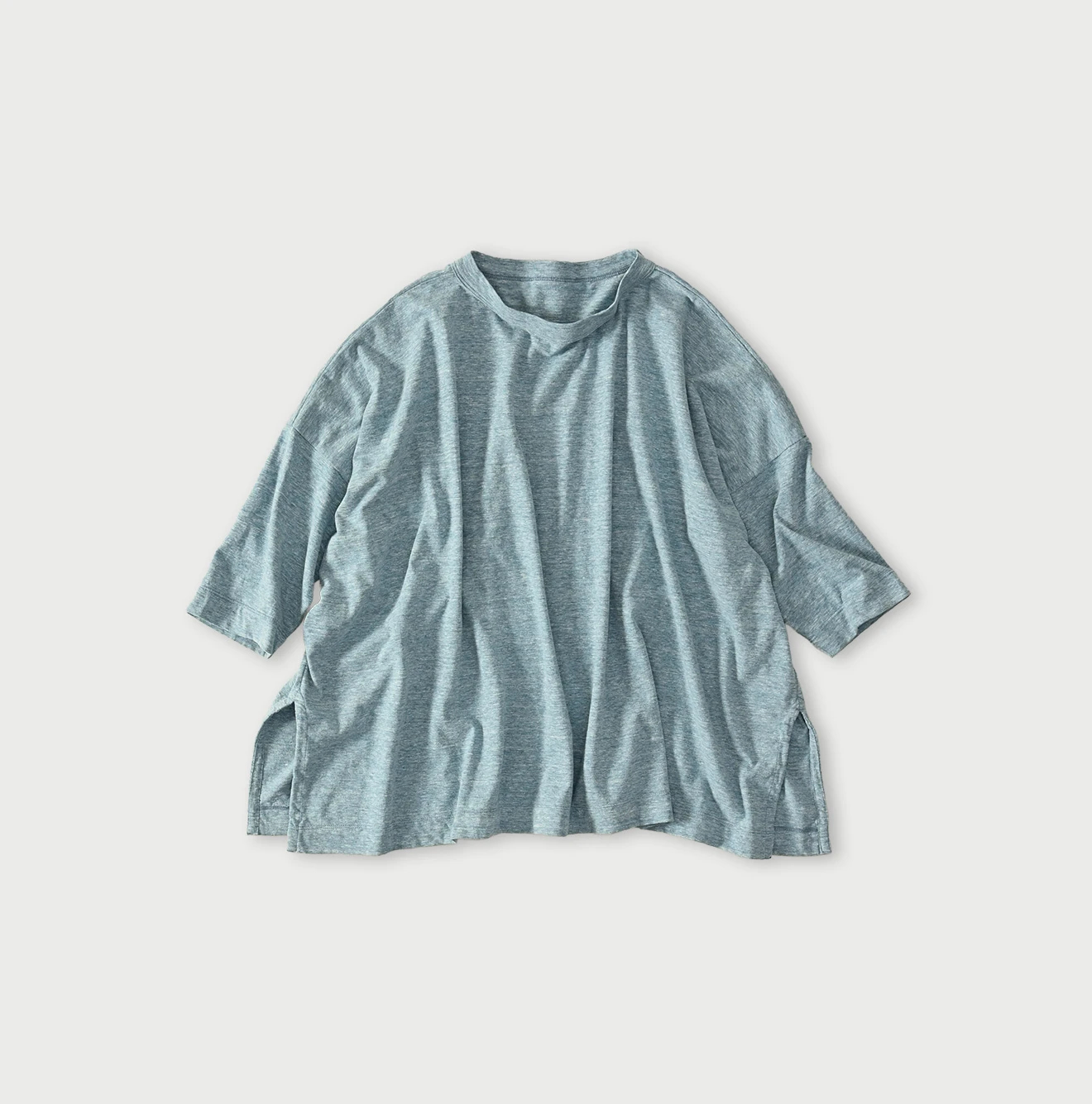 45R(フォーティファイブアール) |天竺のビッグスリットTシャツ（トップ）