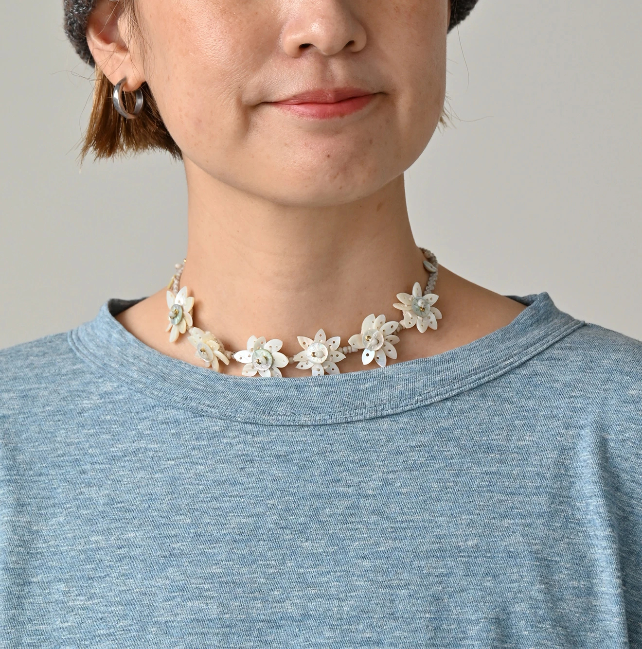 45R(フォーティファイブアール) |天竺のビッグスリットTシャツ（トップ）