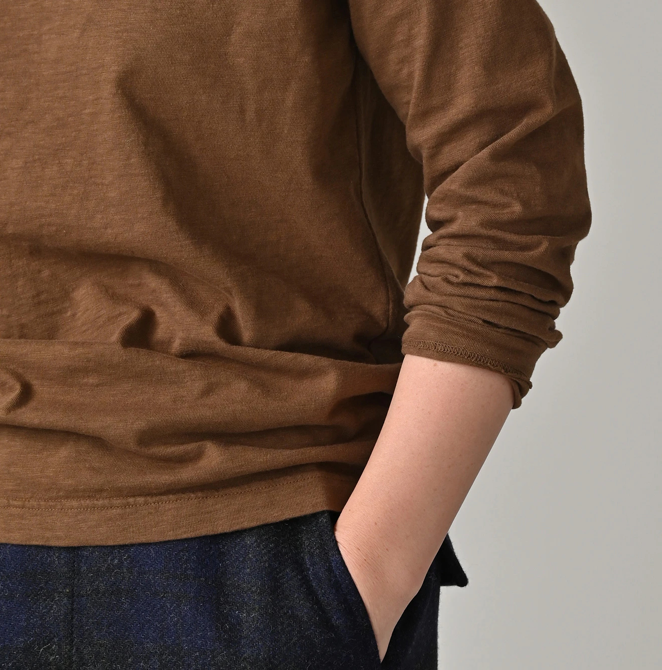 45R（フォーティファイブアール）| 天竺の90845星長袖Tシャツ Long