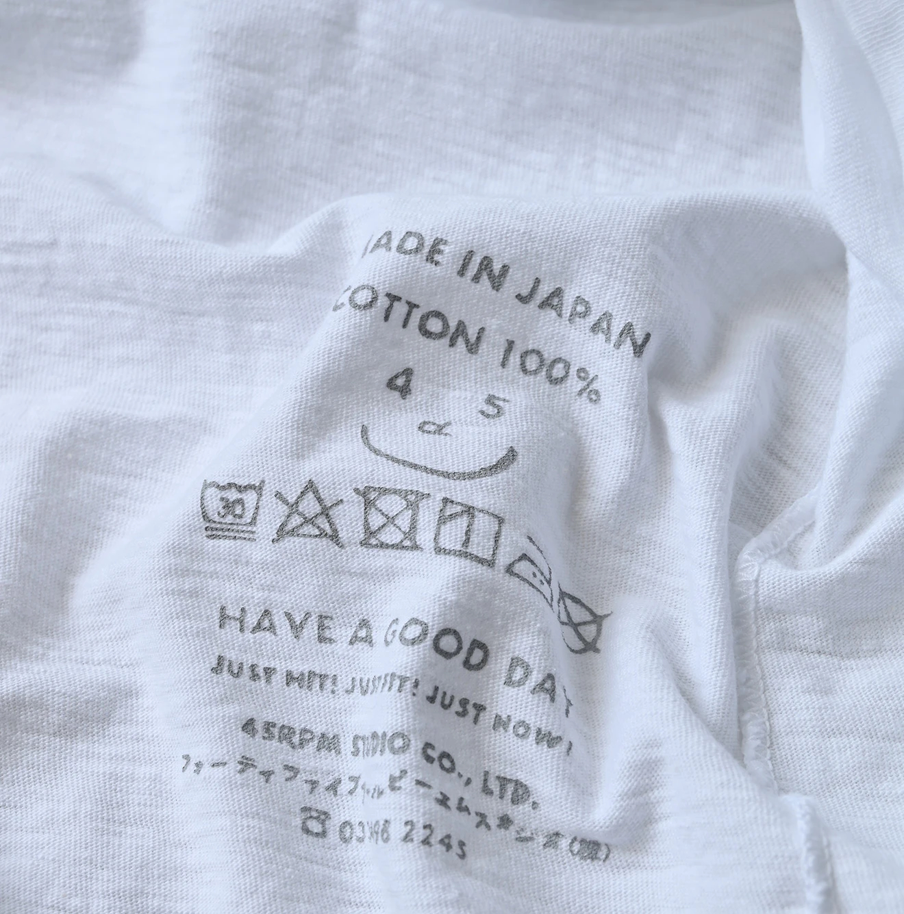 45R（フォーティファイブアール）| 天竺の90845星長袖Tシャツ Long