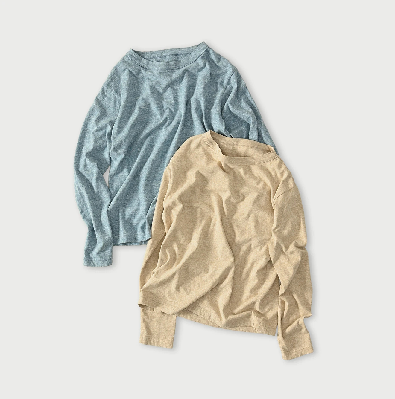 45R（フォーティファイブアール）| 天竺の90845星長袖Tシャツ（トップ
