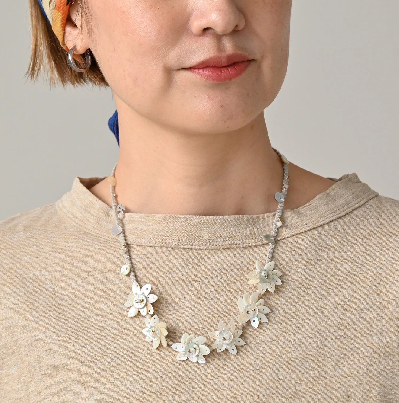 45R(フォーティファイブアール) |天竺の90845星長袖Tシャツ（トップ）