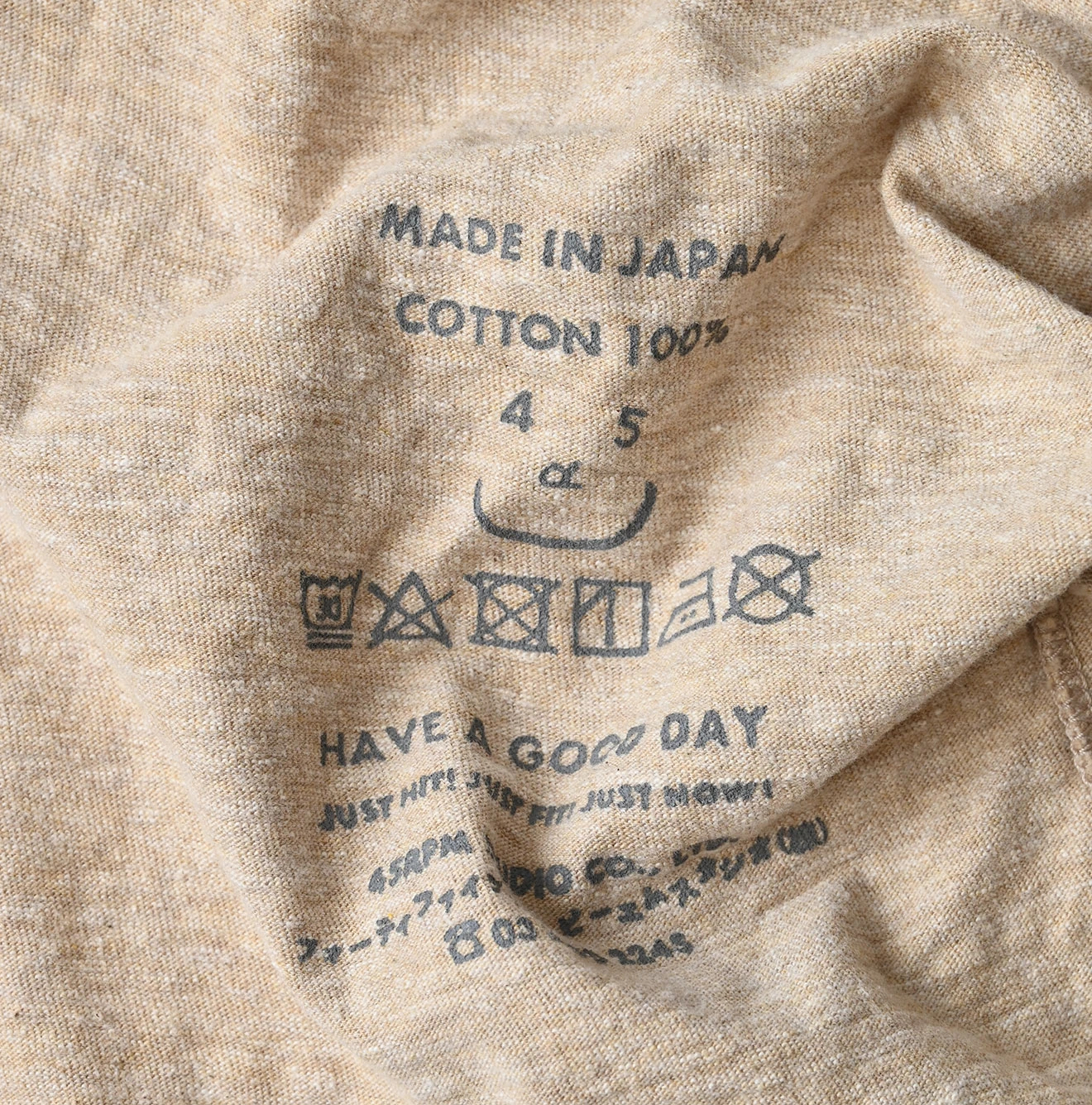 45R(フォーティファイブアール) |天竺の908オーシャンTシャツ（トップ）