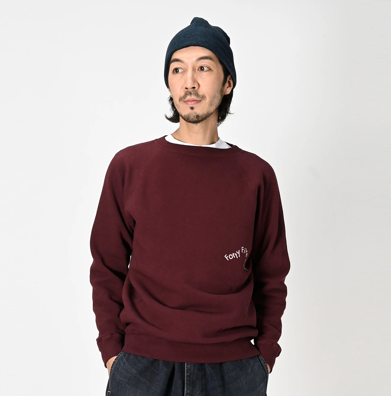 45R（フォーティファイブアール）| 富士アーチロゴプリント裏毛の908