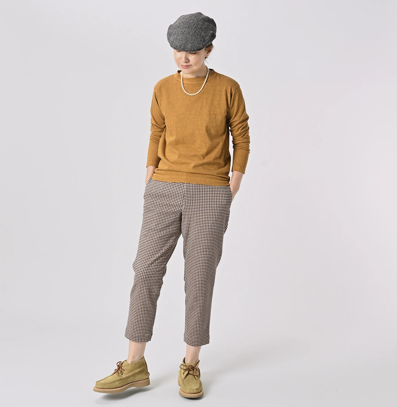 45R(フォーティファイブアール) |天竺の90845星Tシャツ（草木染め）