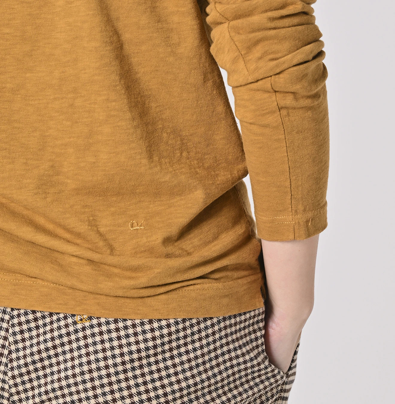 45R(フォーティファイブアール) |天竺の90845星Tシャツ（草木染め）