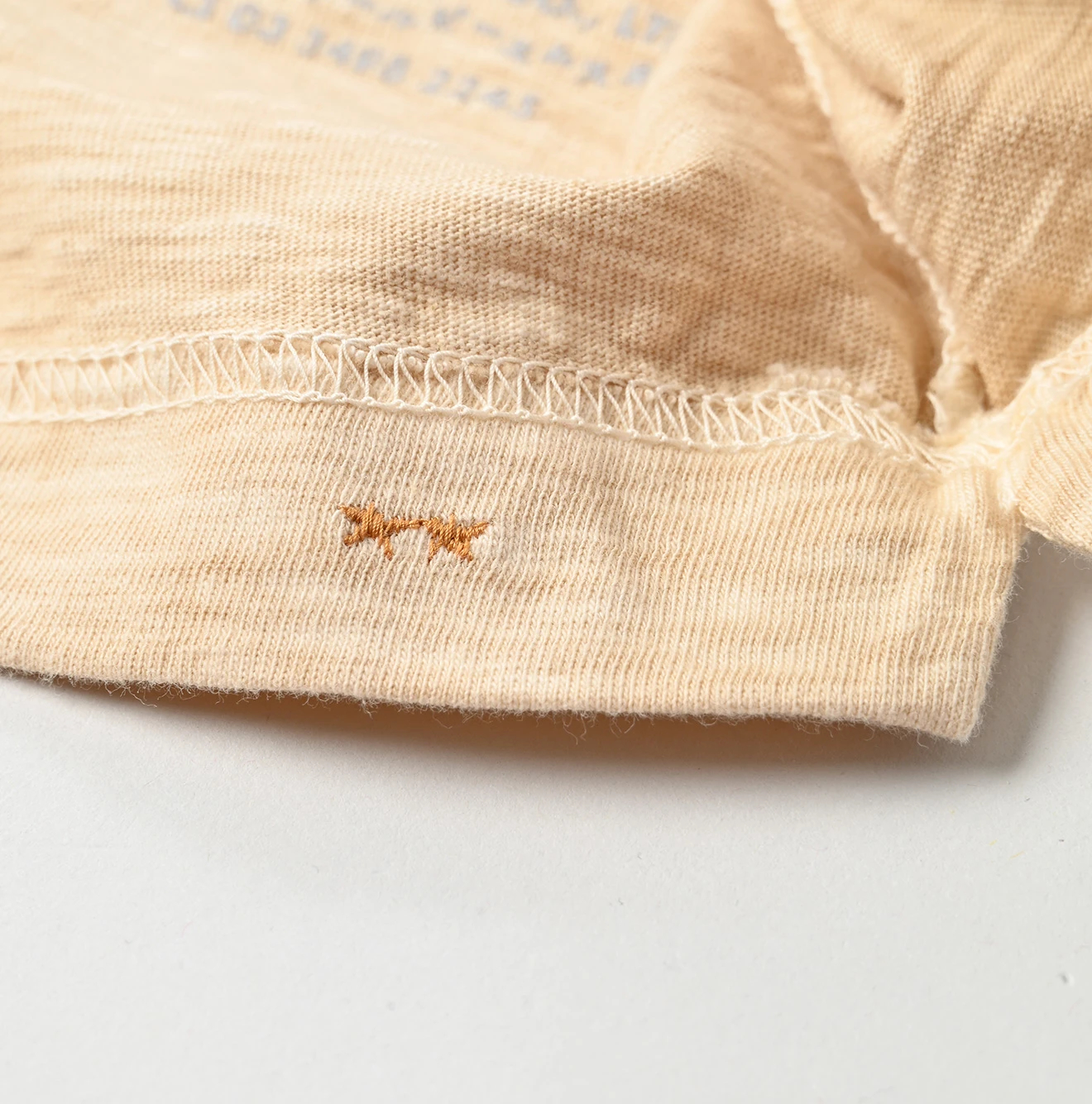 45R(フォーティファイブアール) |天竺の90845星Tシャツ（草木染め）