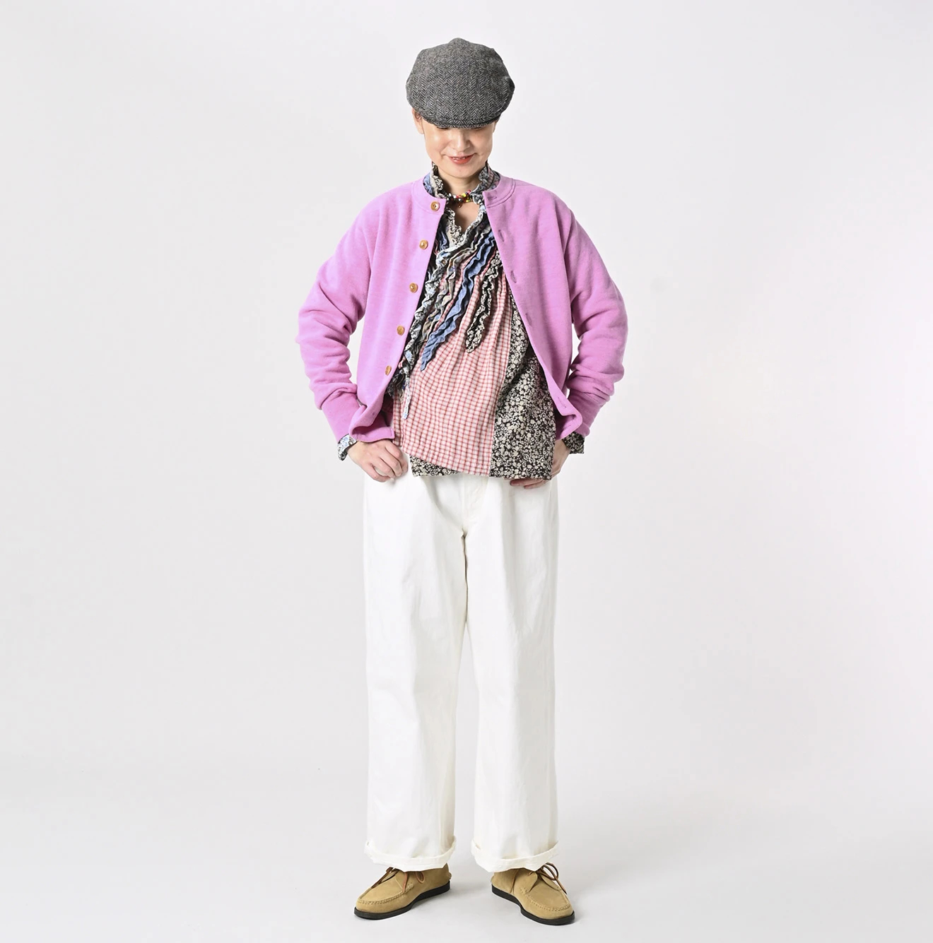 45R(フォーティファイブアール) |ヨコ裏毛の908カーディガン