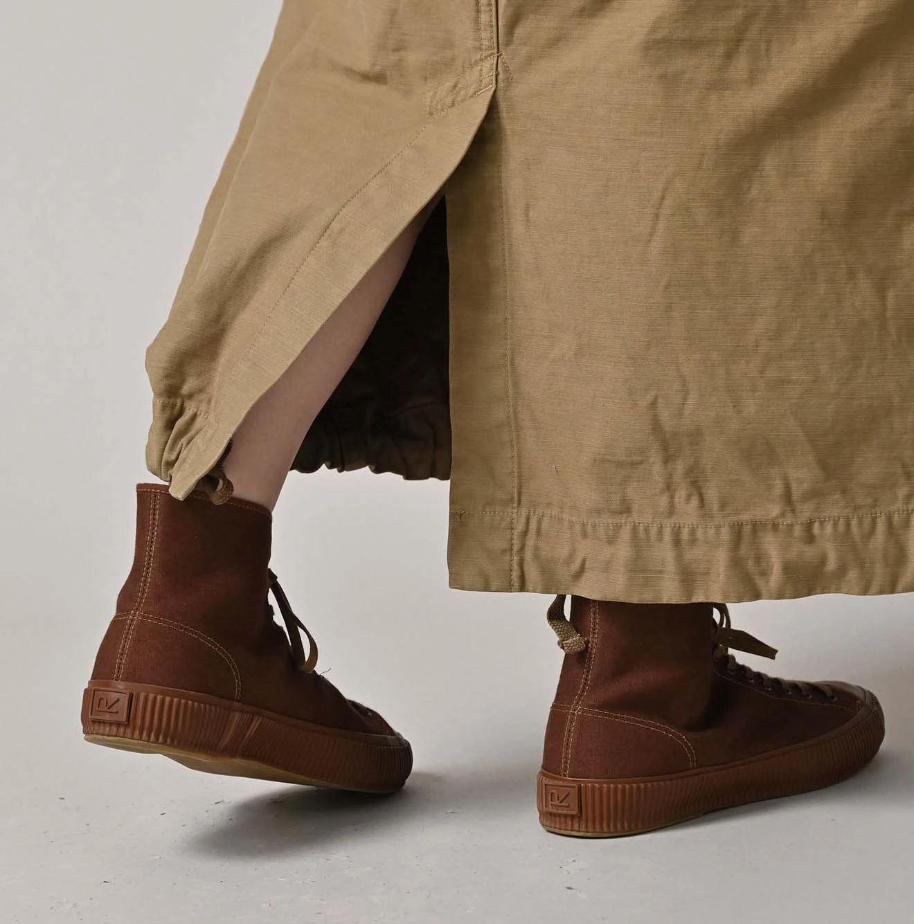 45R(フォーティファイブアール) |バックサテンのカーゴスカート