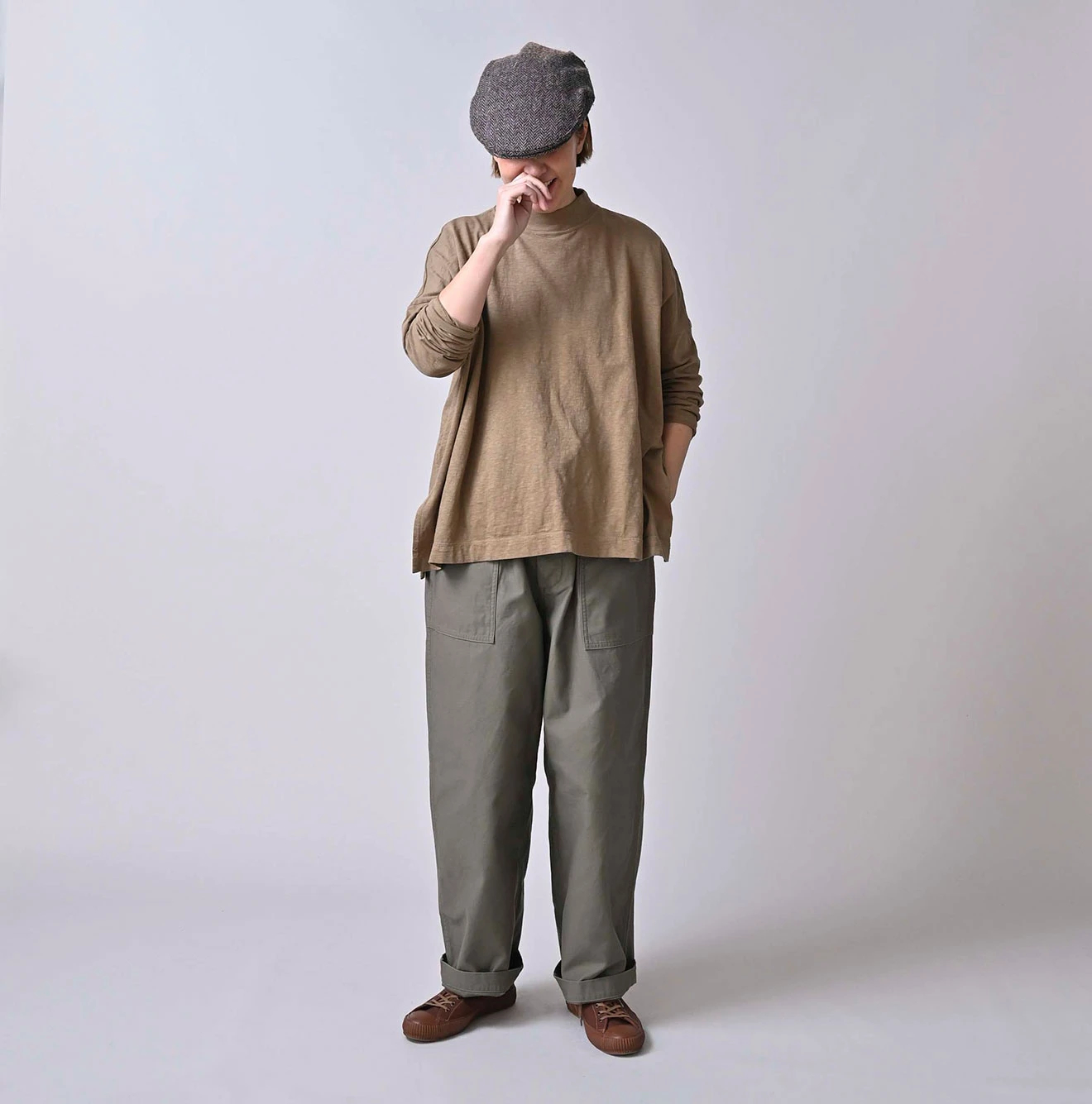 45R（フォーティファイブアール）| 天竺のヨックネックビッグスリットT