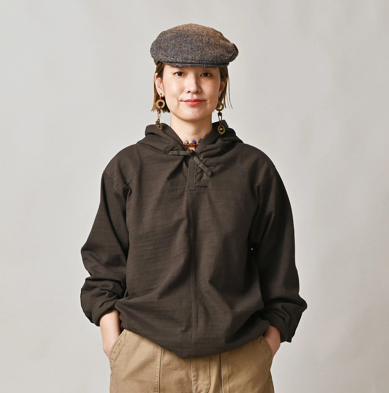 45R（フォーティファイブアール）| でこぼこ天竺の908フーディ Hoodie