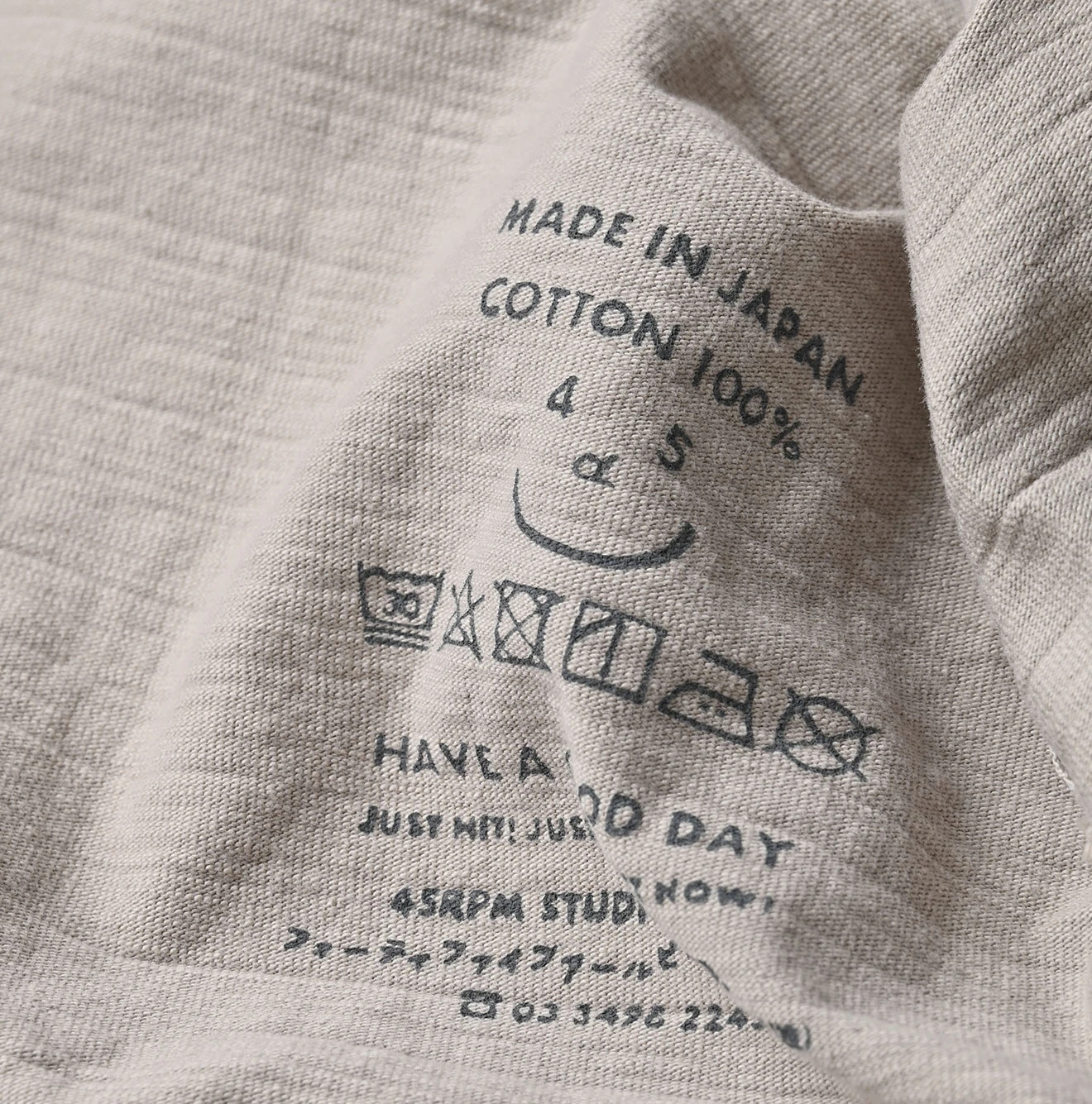 45R（フォーティファイブアール）| でこぼこ天竺の908フーディ Hoodie