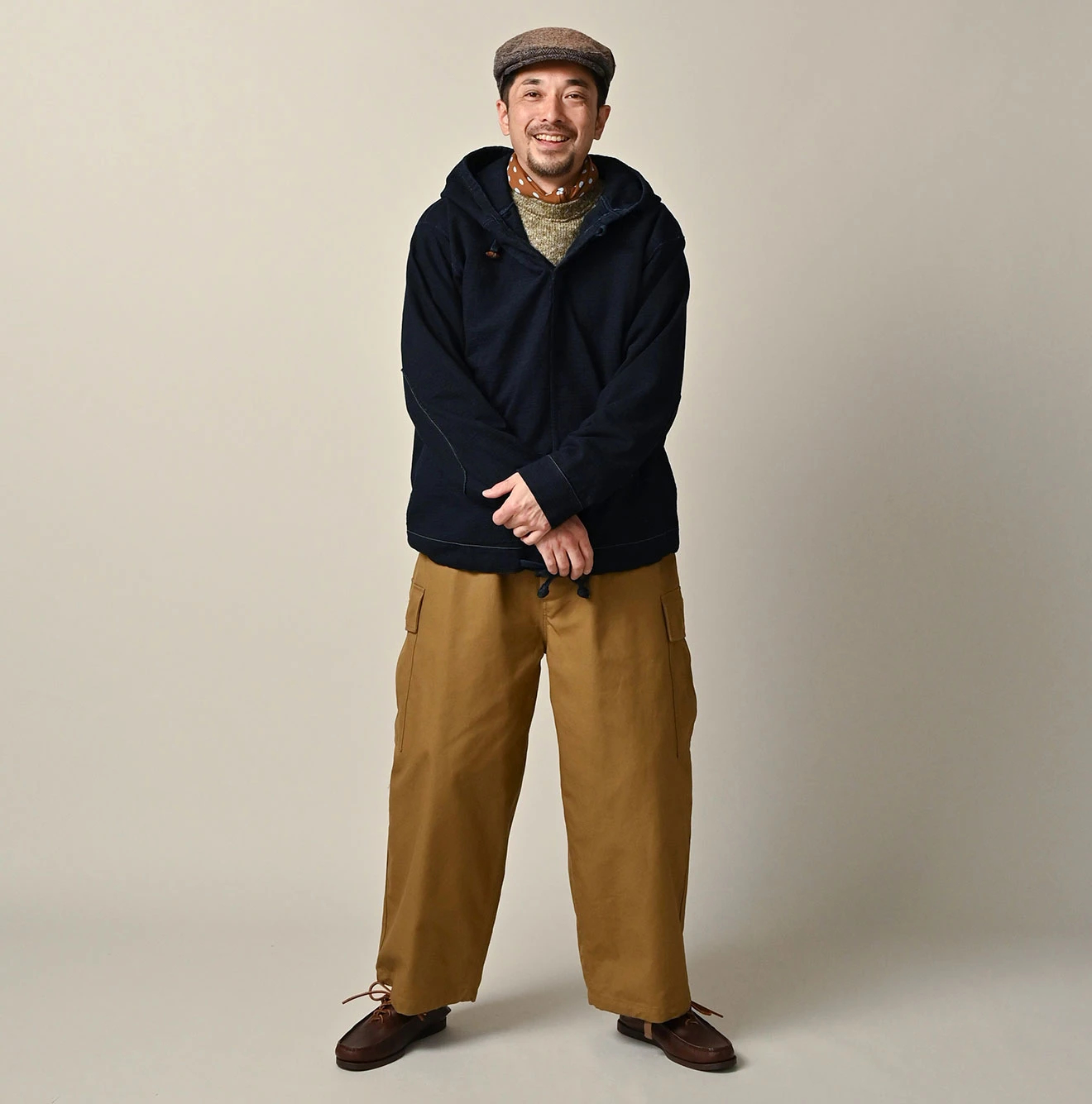 45R(フォーティファイブアール) |でこぼこ天竺の908フーディー（インディゴ）