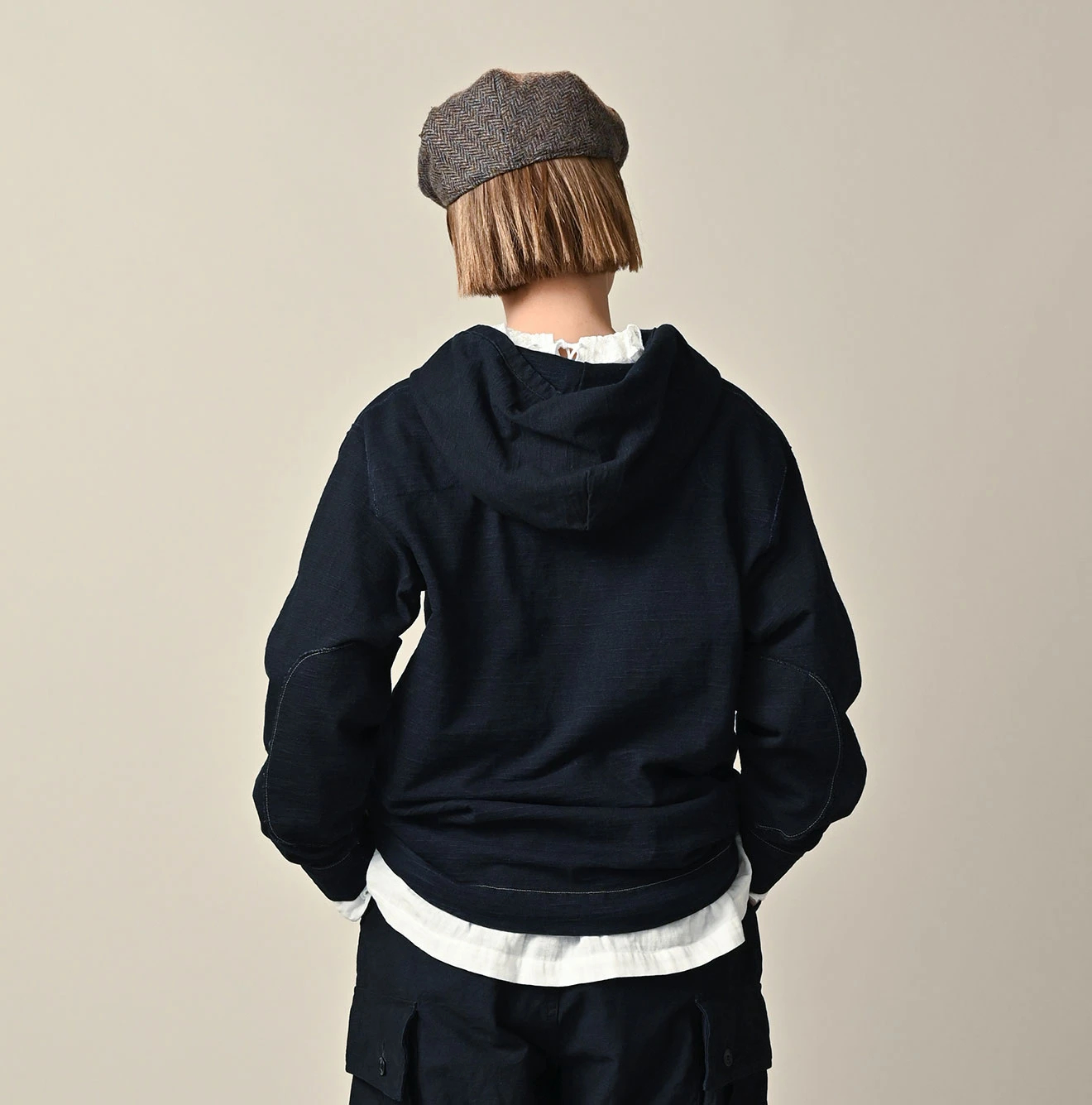 45R(フォーティファイブアール) |でこぼこ天竺の908フーディー（インディゴ）