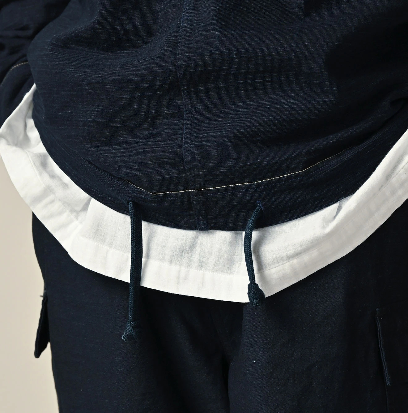 45R(フォーティファイブアール) |でこぼこ天竺の908フーディー（インディゴ）