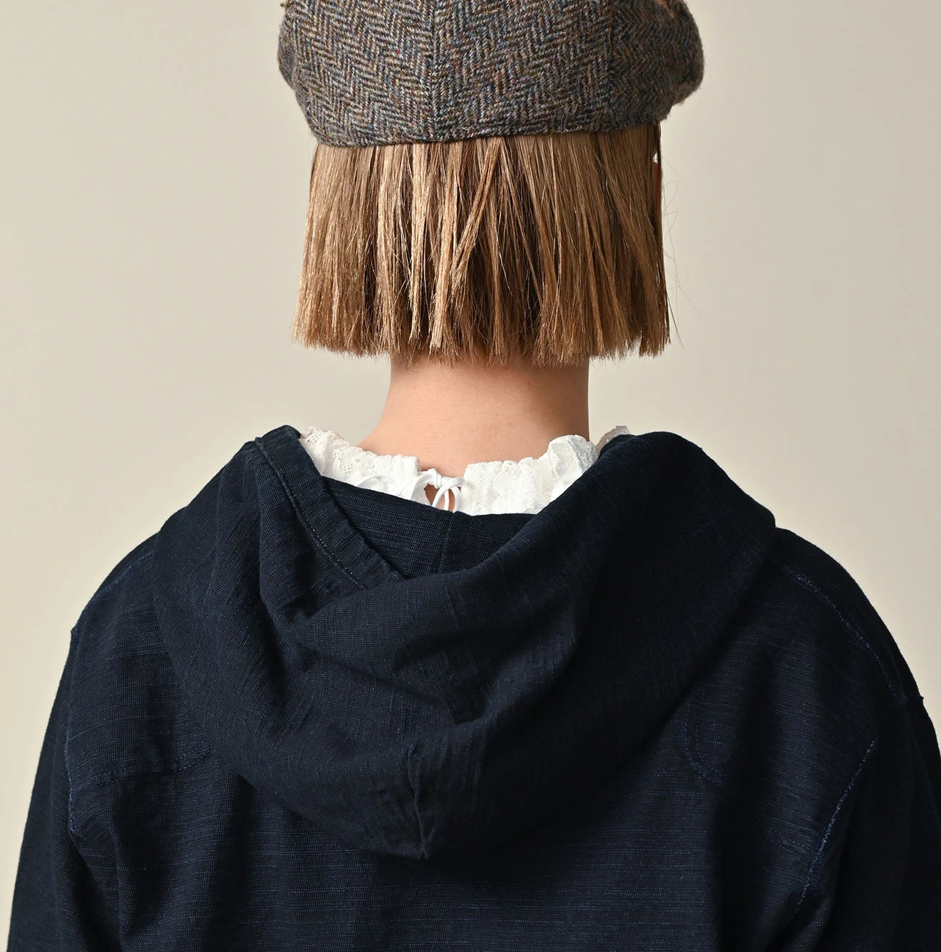 45R(フォーティファイブアール) |でこぼこ天竺の908フーディー（インディゴ）