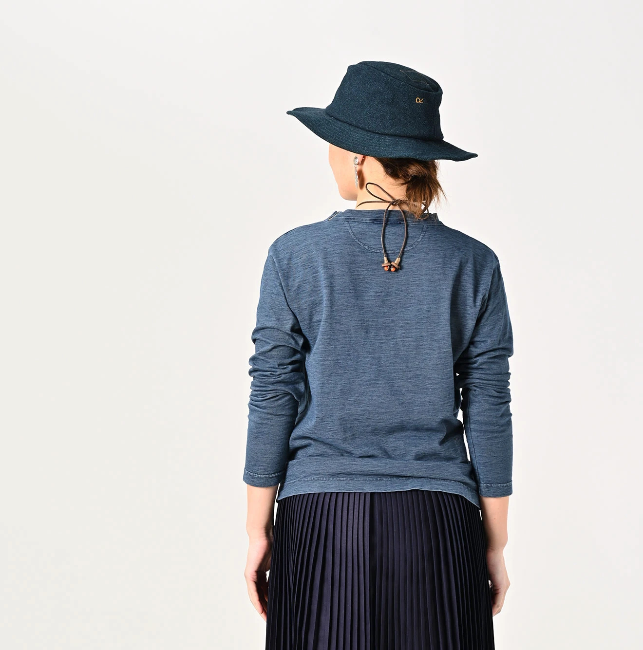 45R（フォーティファイブアール）| 天竺の90845星Tシャツ（インディゴ