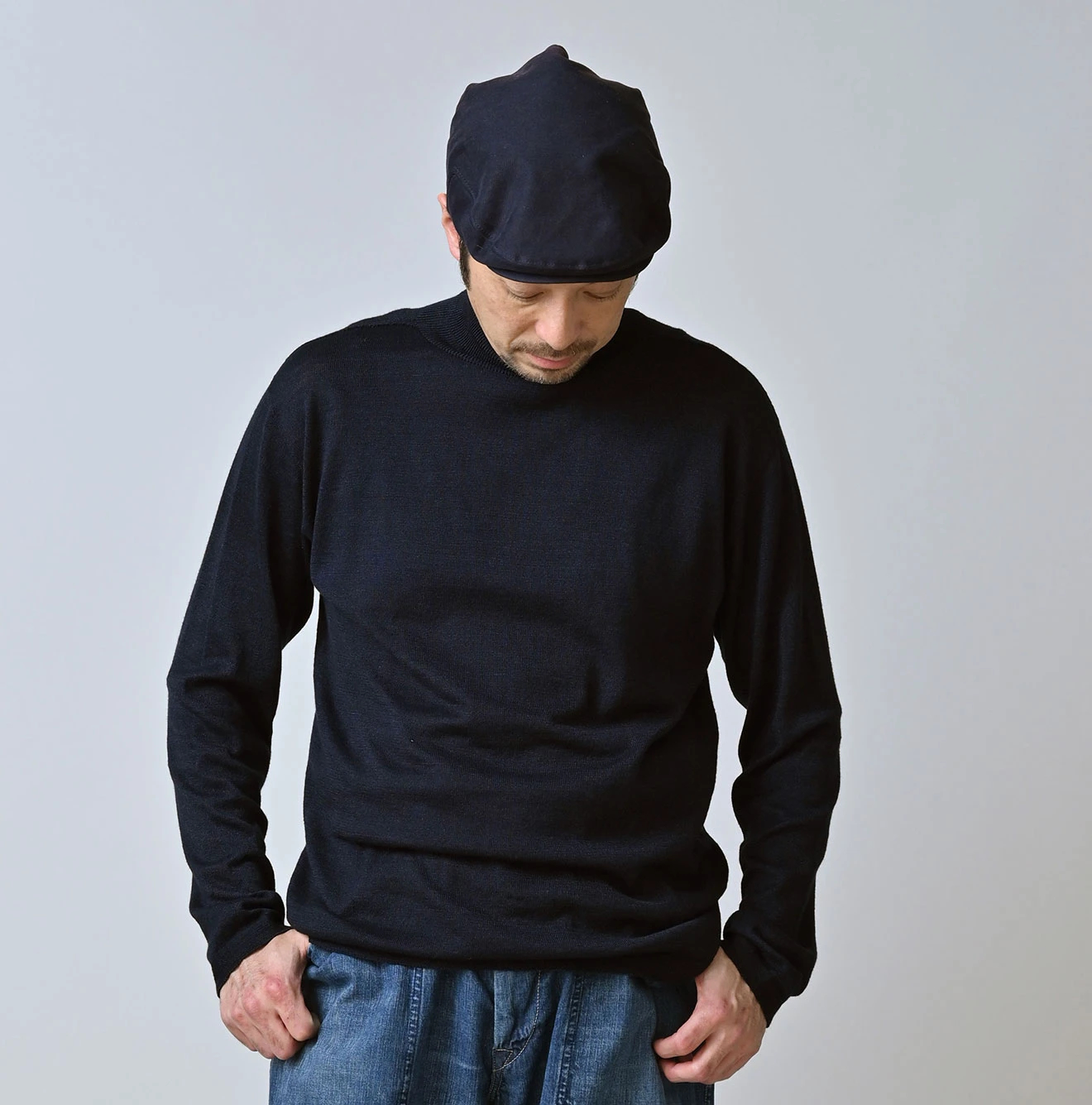 45R(フォーティファイブアール) |ホール超ガーゼの908タートル（インディゴ）