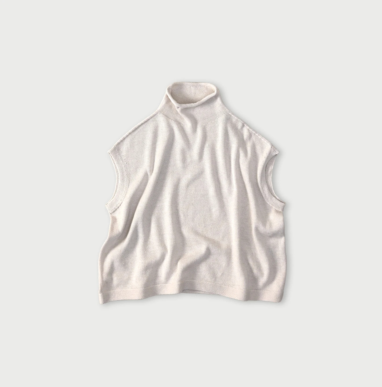 45R（フォーティーファイブアール）| ロービングKNIT VEST 45R（フォーティファイブアール）| ローゲージ超ガーゼのMベスト Vest