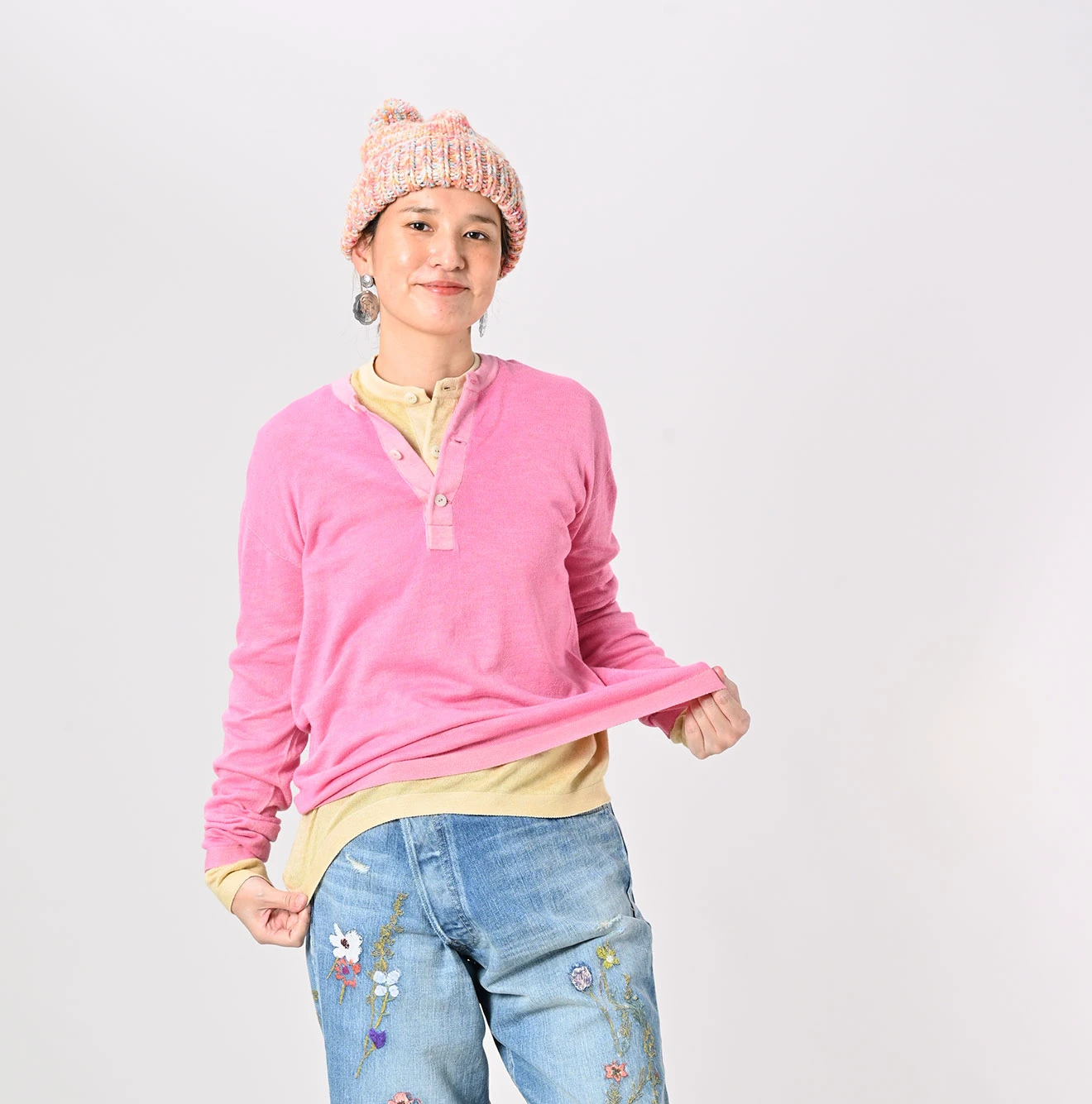 45R(フォーティファイブアール) |ホール超ガーゼの908ヘンリー（草木染め）