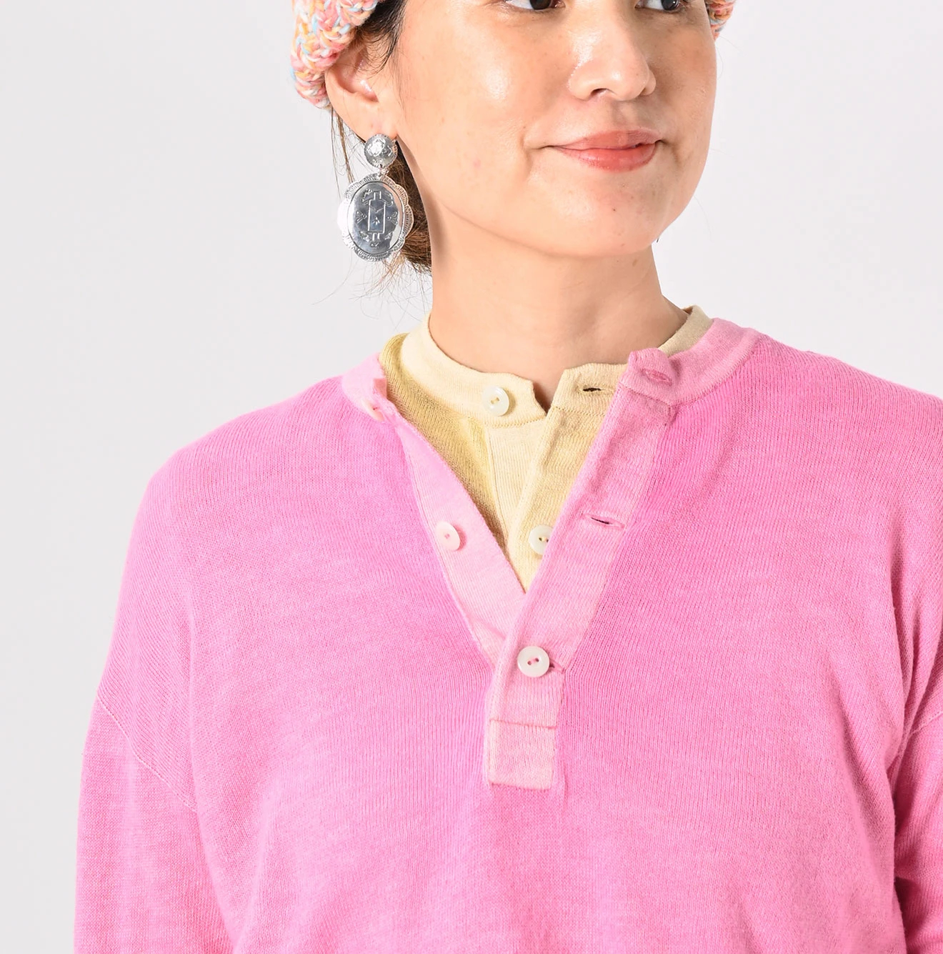 45R(フォーティファイブアール) |ホール超ガーゼの908ヘンリー（草木染め）