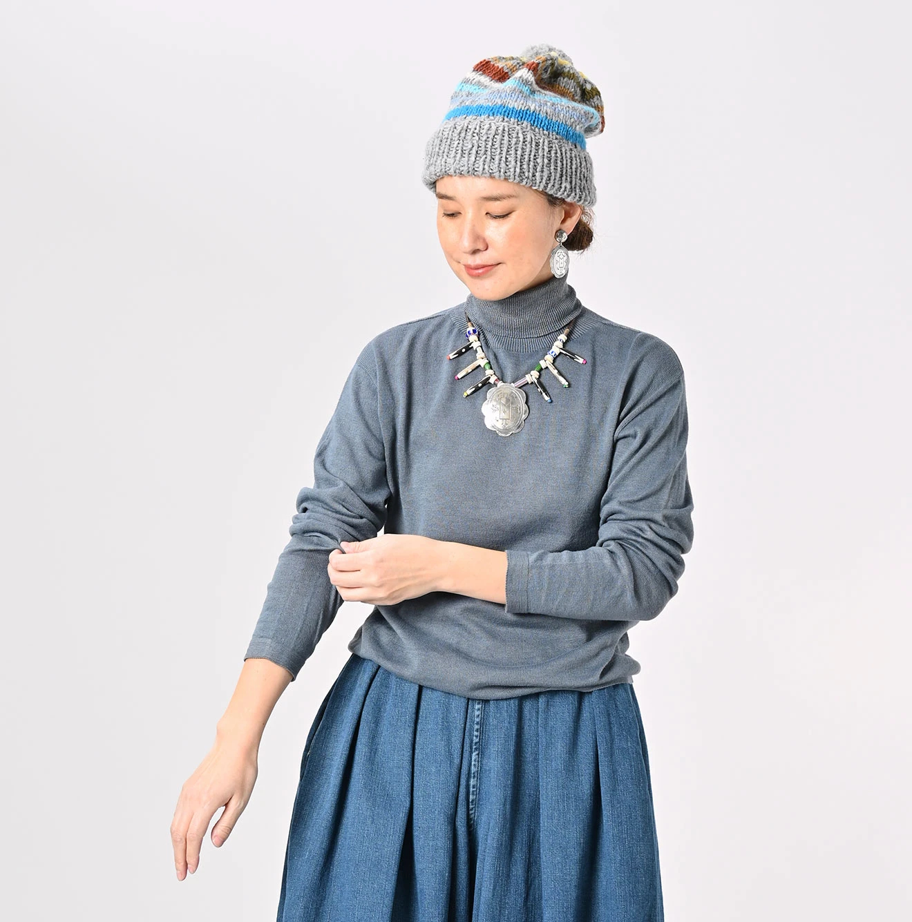 45R(フォーティファイブアール) |ホール超ガーゼの908タートル（45草染）